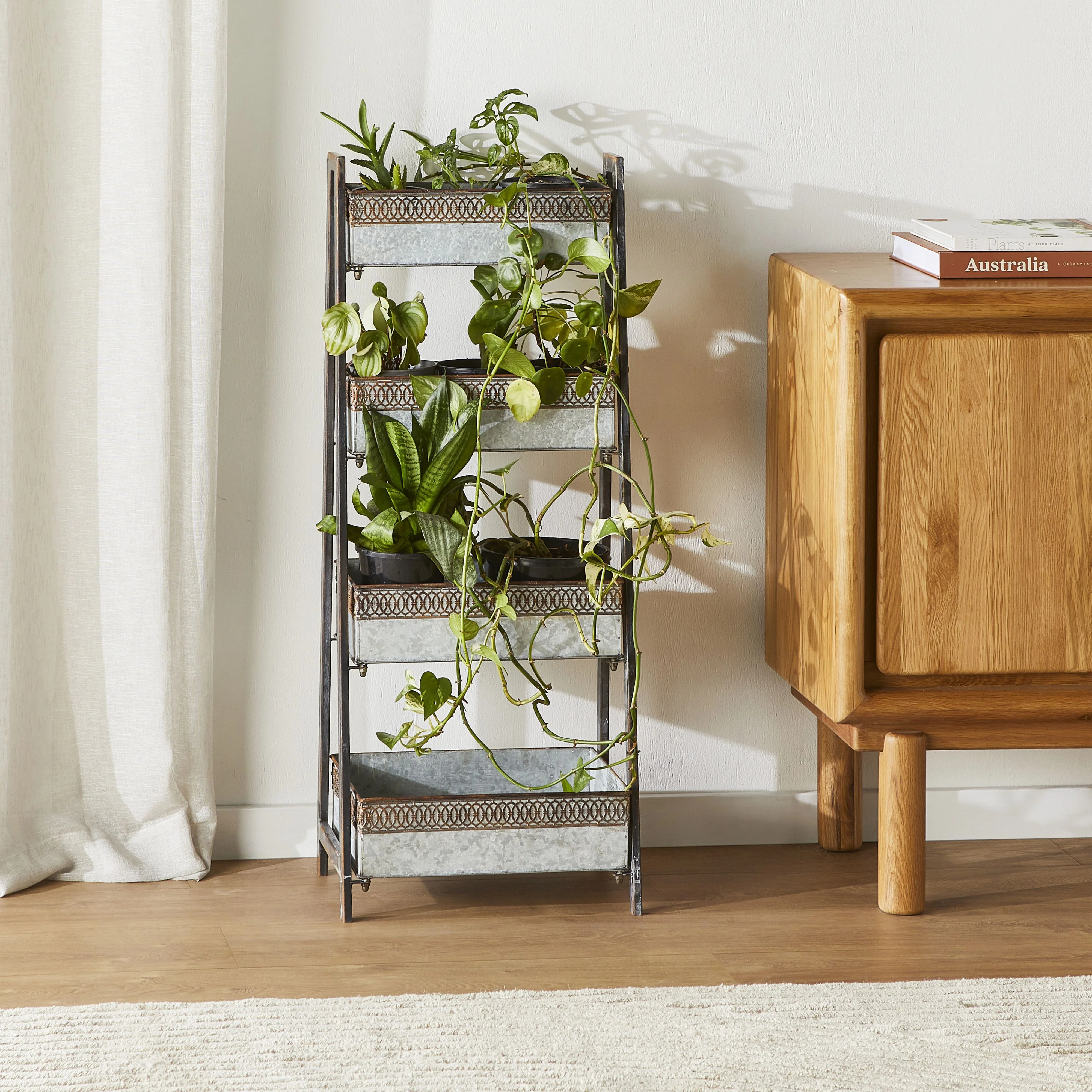 4 Tier Plant Stand 93x38x27cm - Image 5