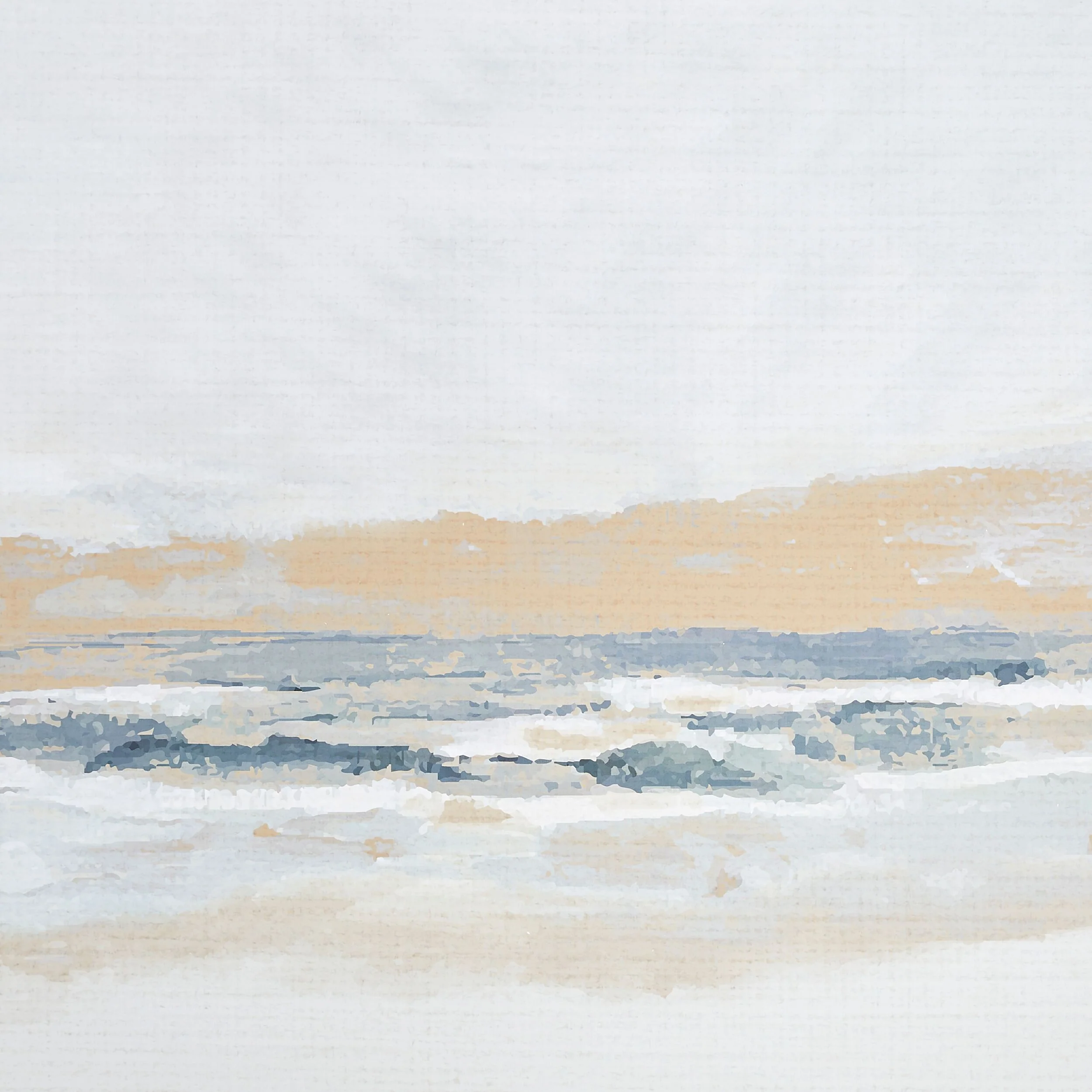 Abstract Beach Landscape Canvas Print 142.6x102.6cm - Image 2
