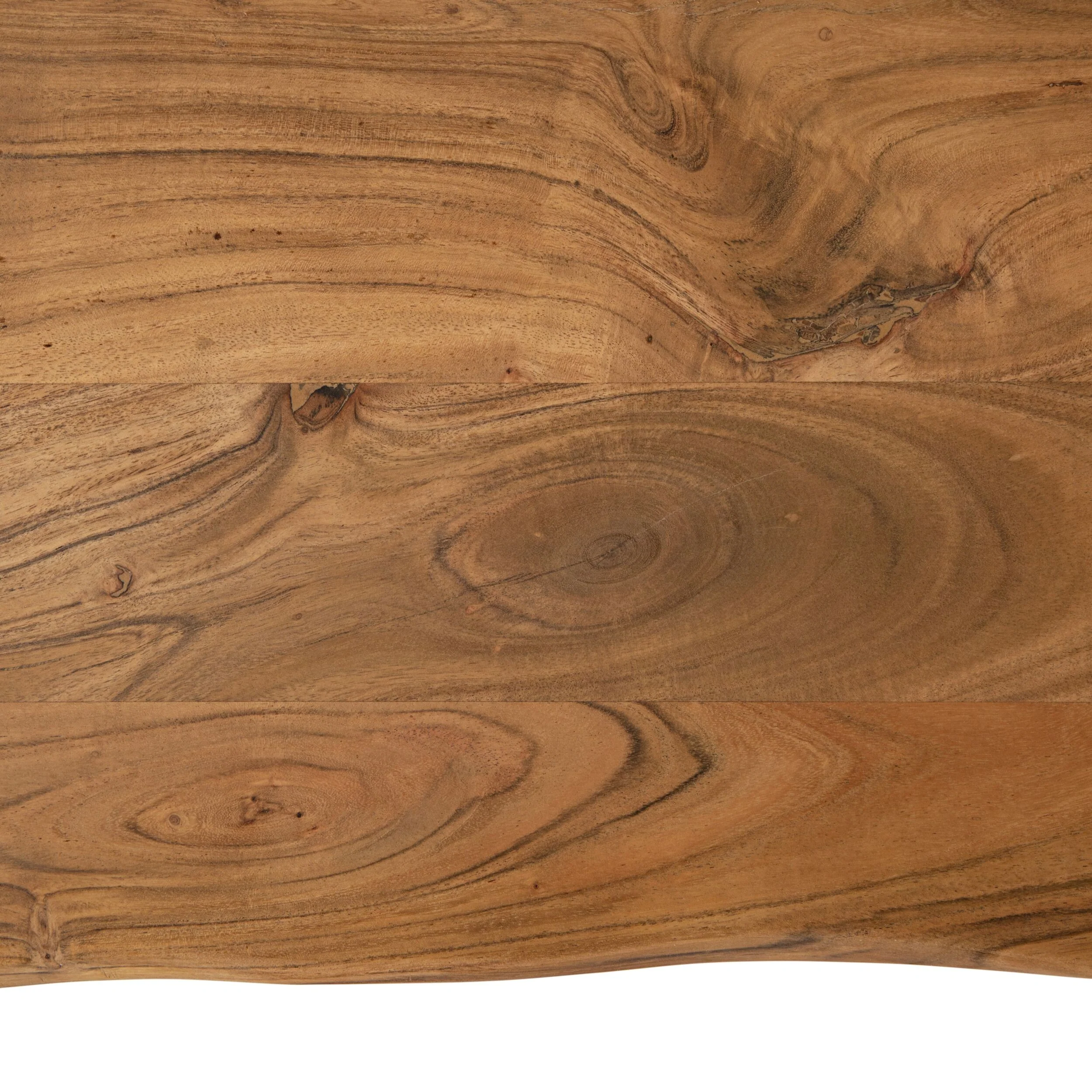 Acacia Live Edge Solid Timber Dining Table 160cm - Image 5
