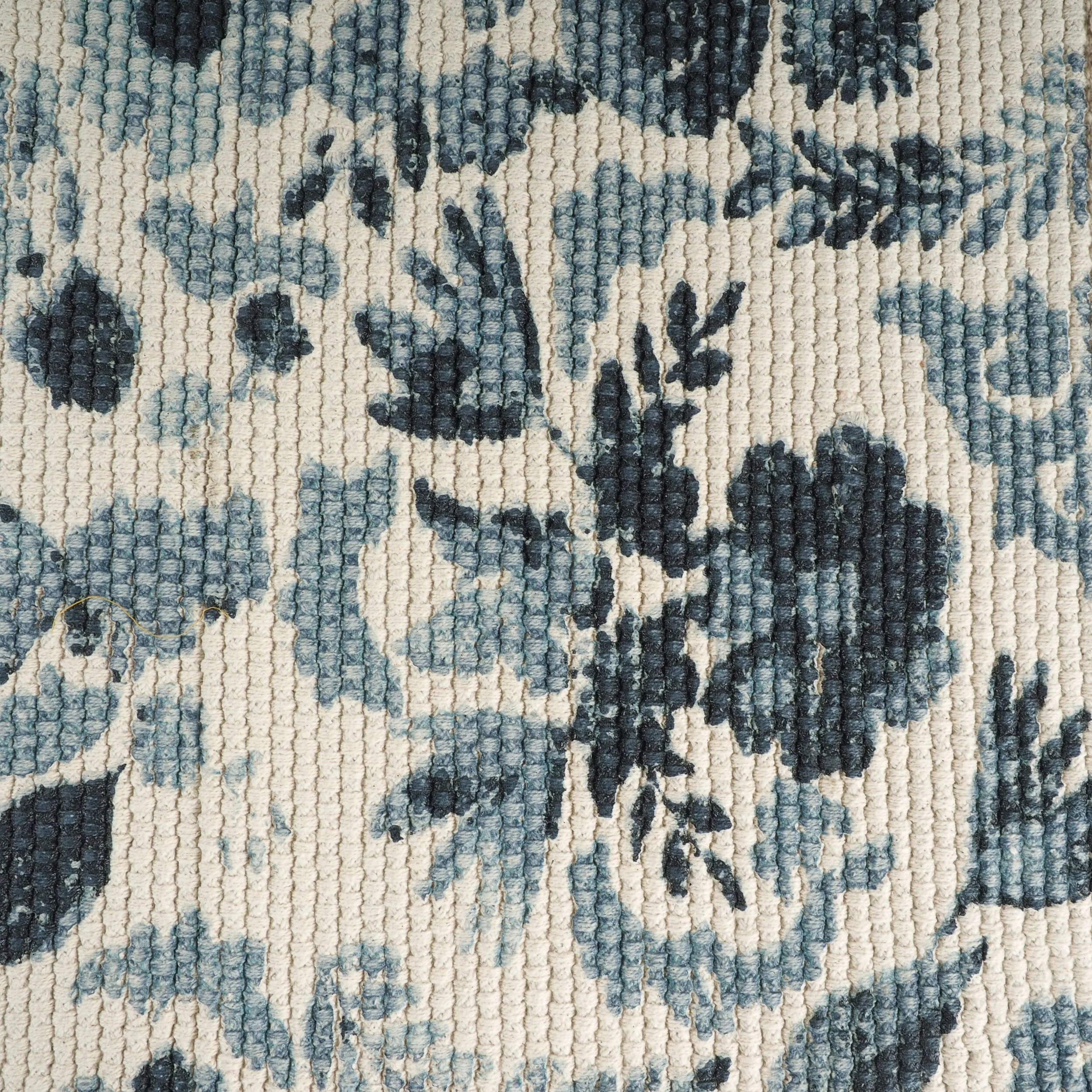 Aditya Floral Cotton Rug 150x90cm - Image 2