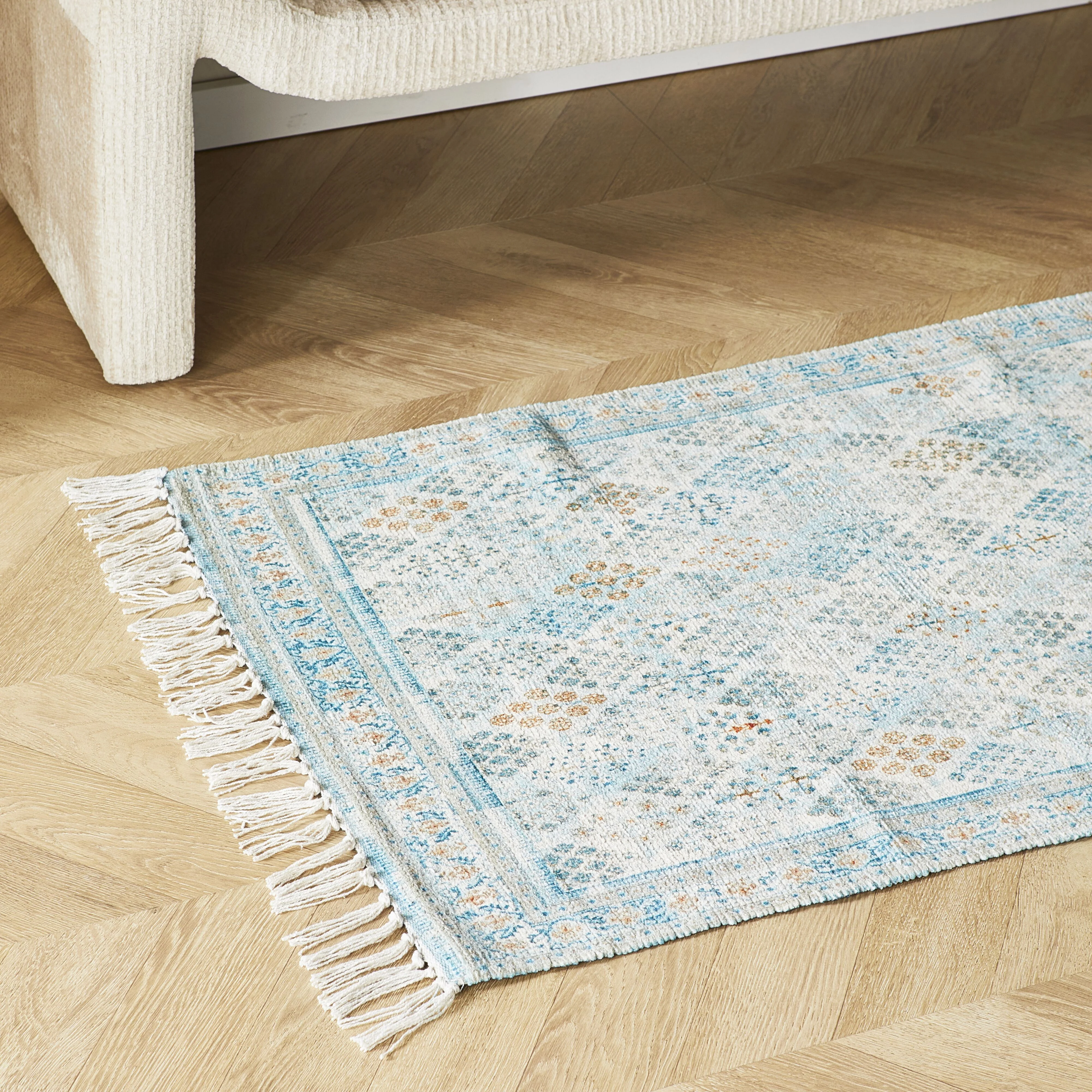 Aditya Vintage Reversible Rug 70x150cm - Image 7
