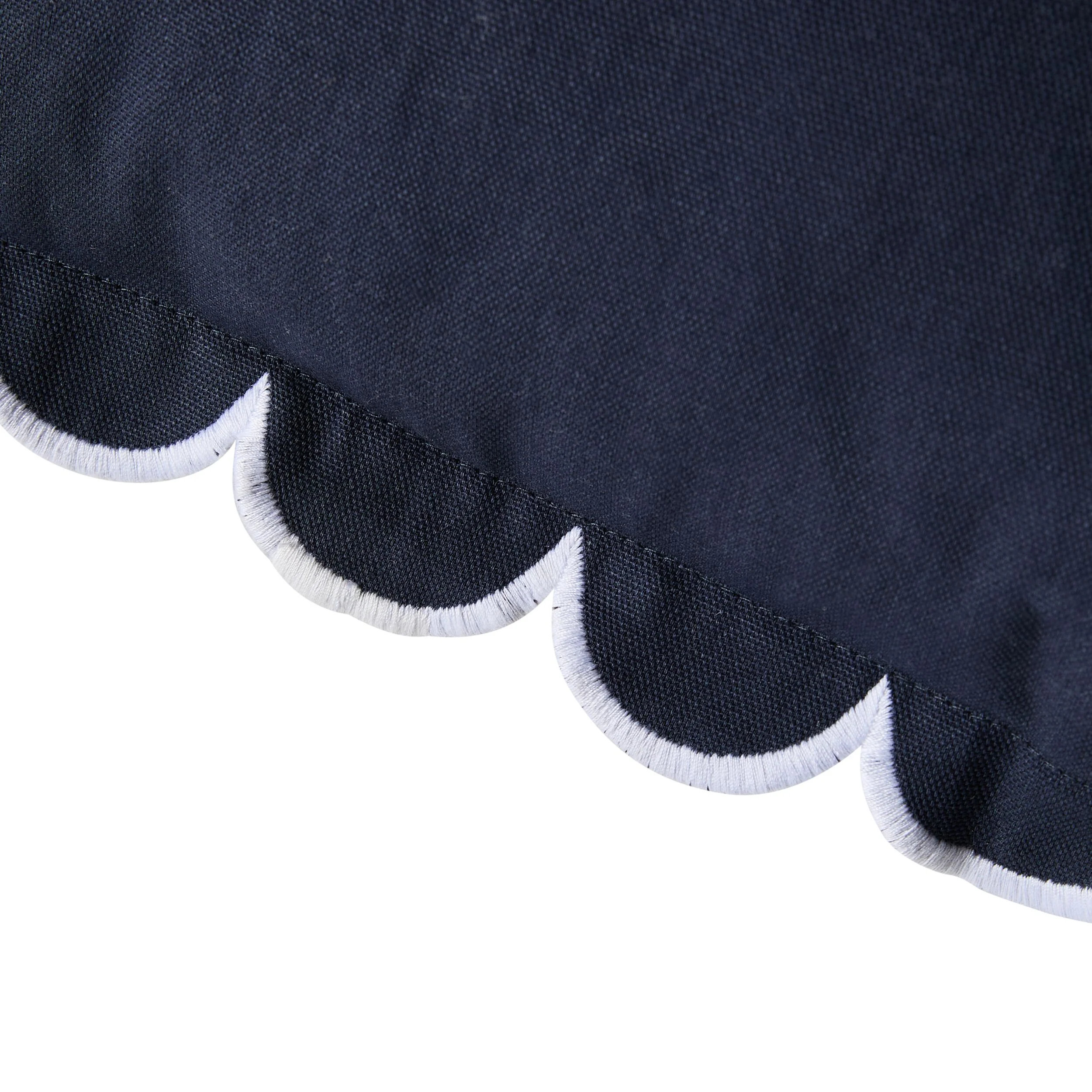 Aerin Scallop Cushion Ink 45cm - Image 3