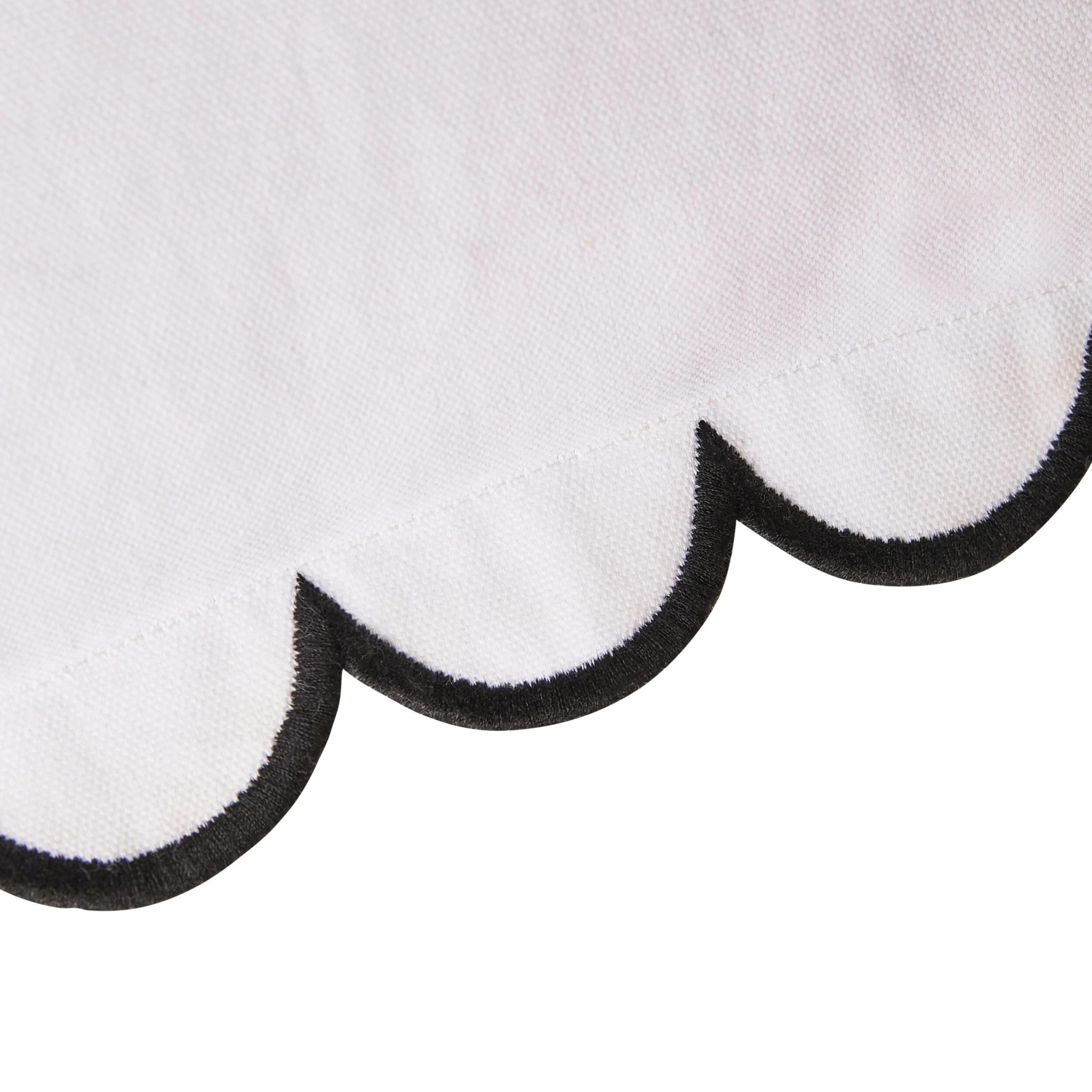 Aerin Scallop Cushion White 45cm - Image 2