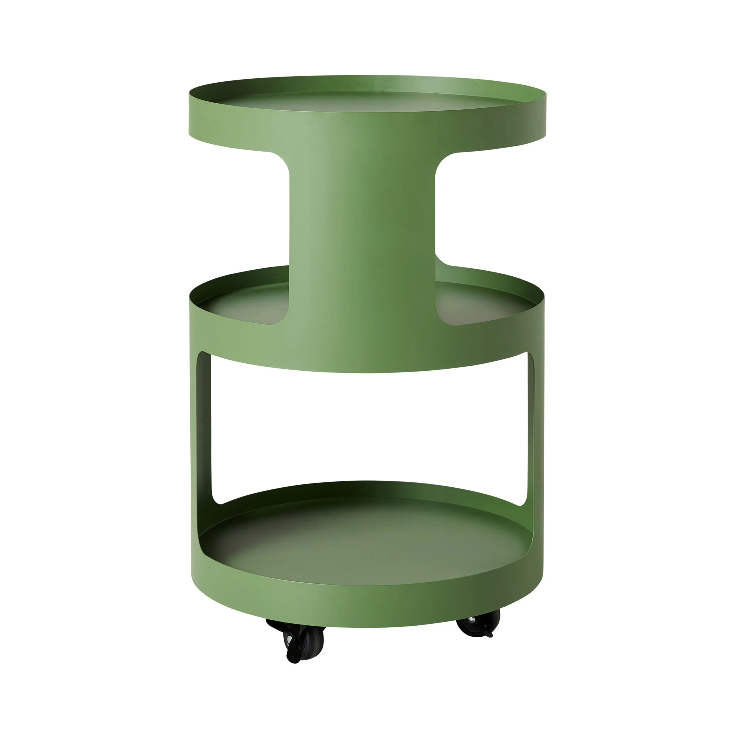 Aero Metal Side Table with Shelf - Image 2