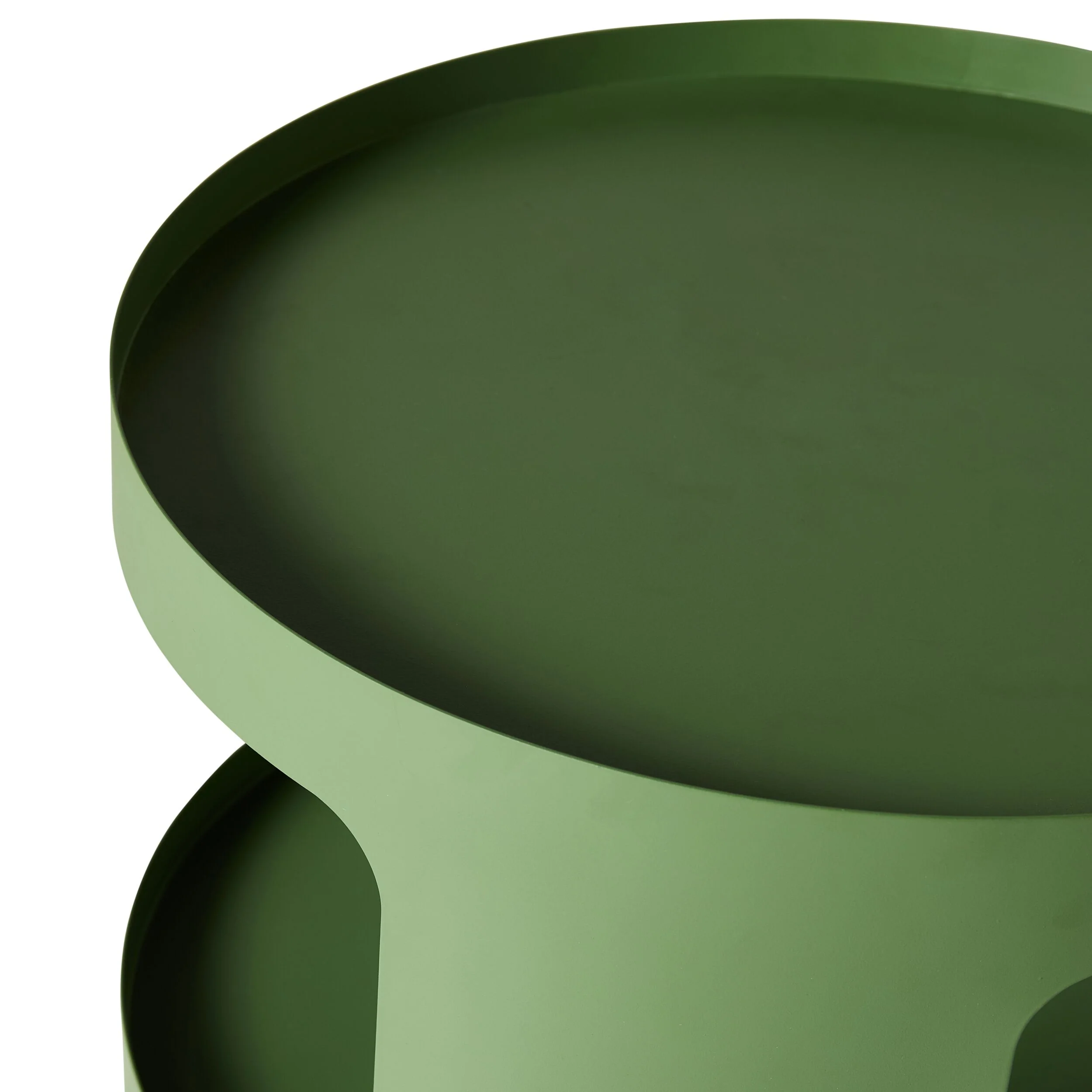 Aero Metal Side Table with Shelf - Image 3
