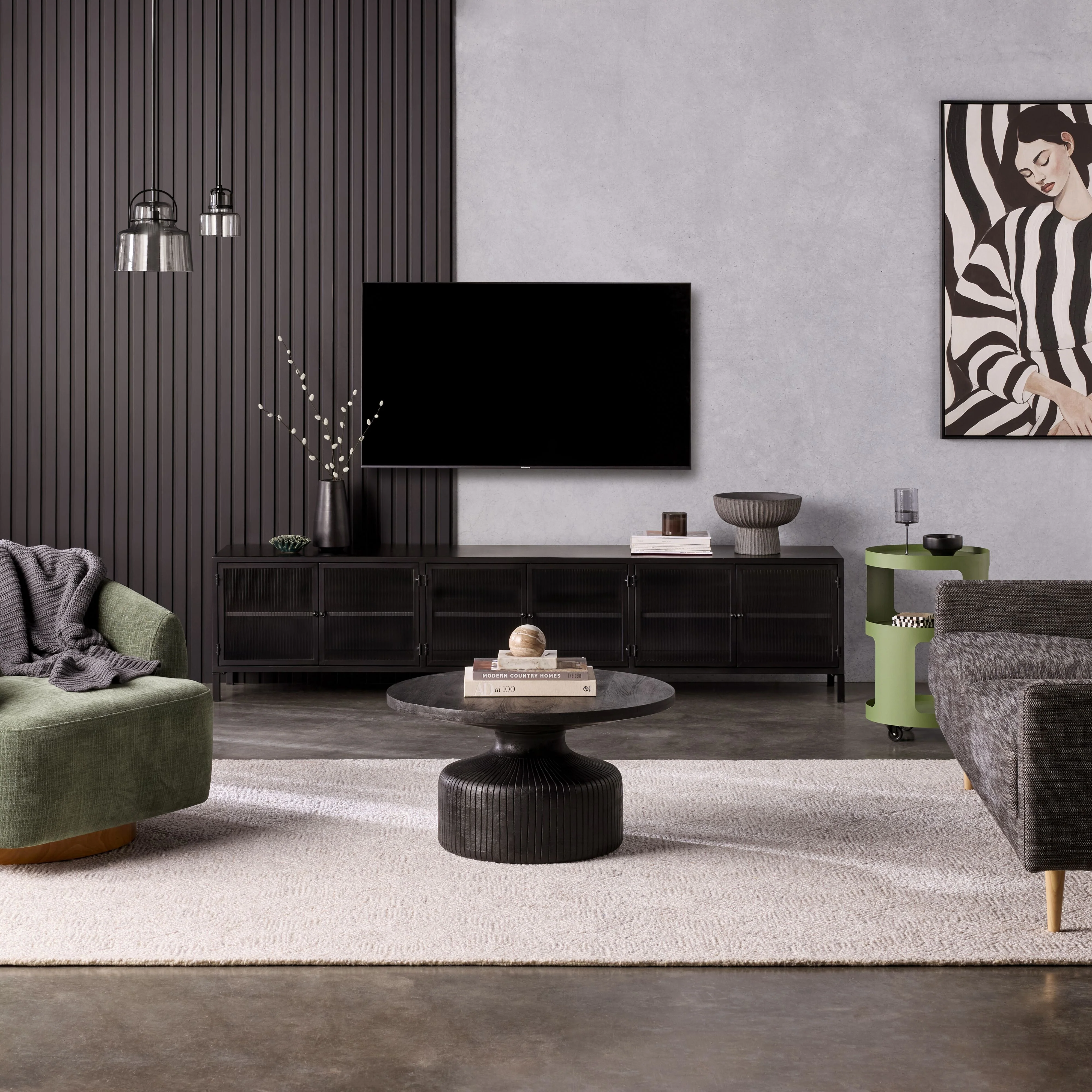 Aero Metal Side Table with Shelf - Image 8