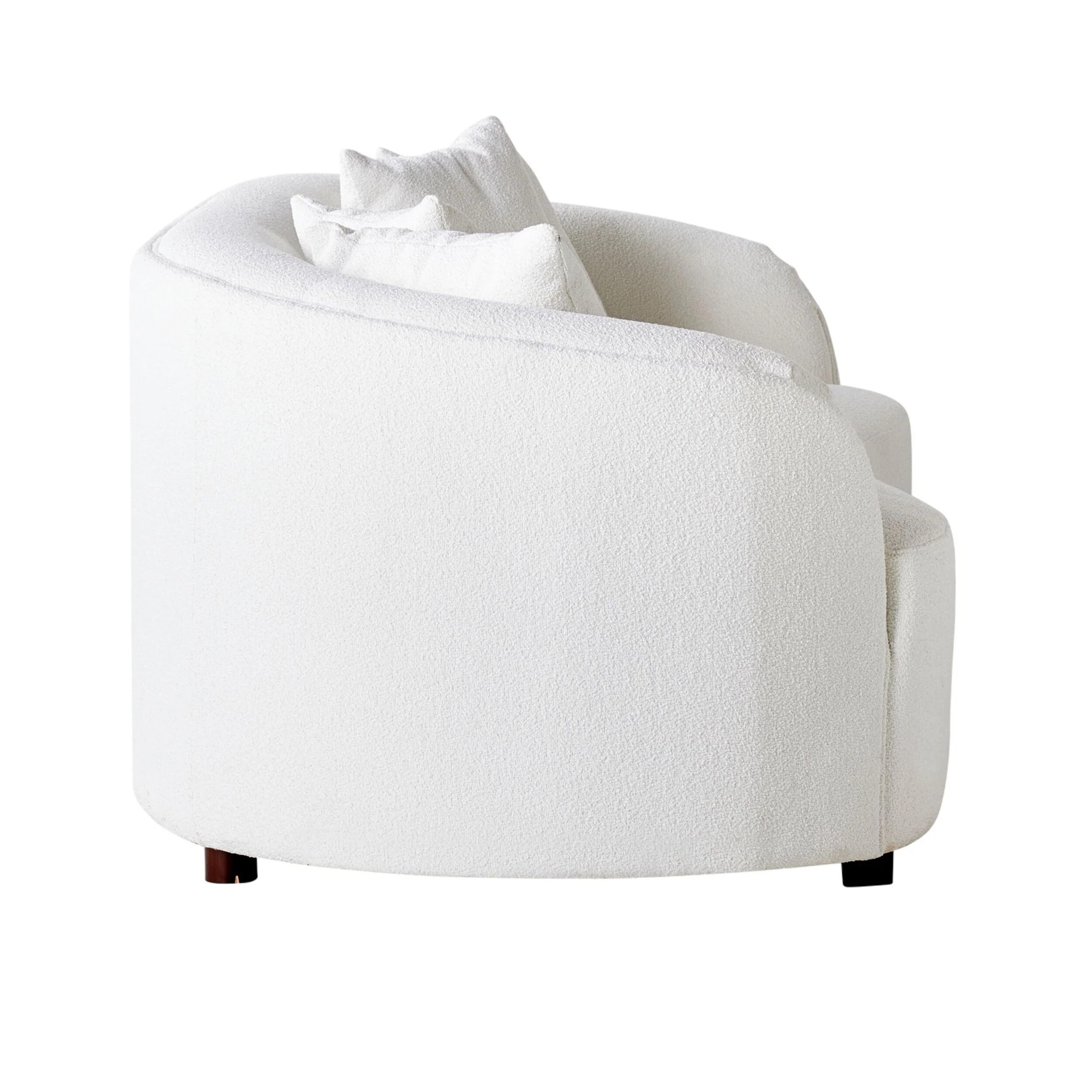 Alessa 3 Seater Sofa Luna Cloud White - Image 3