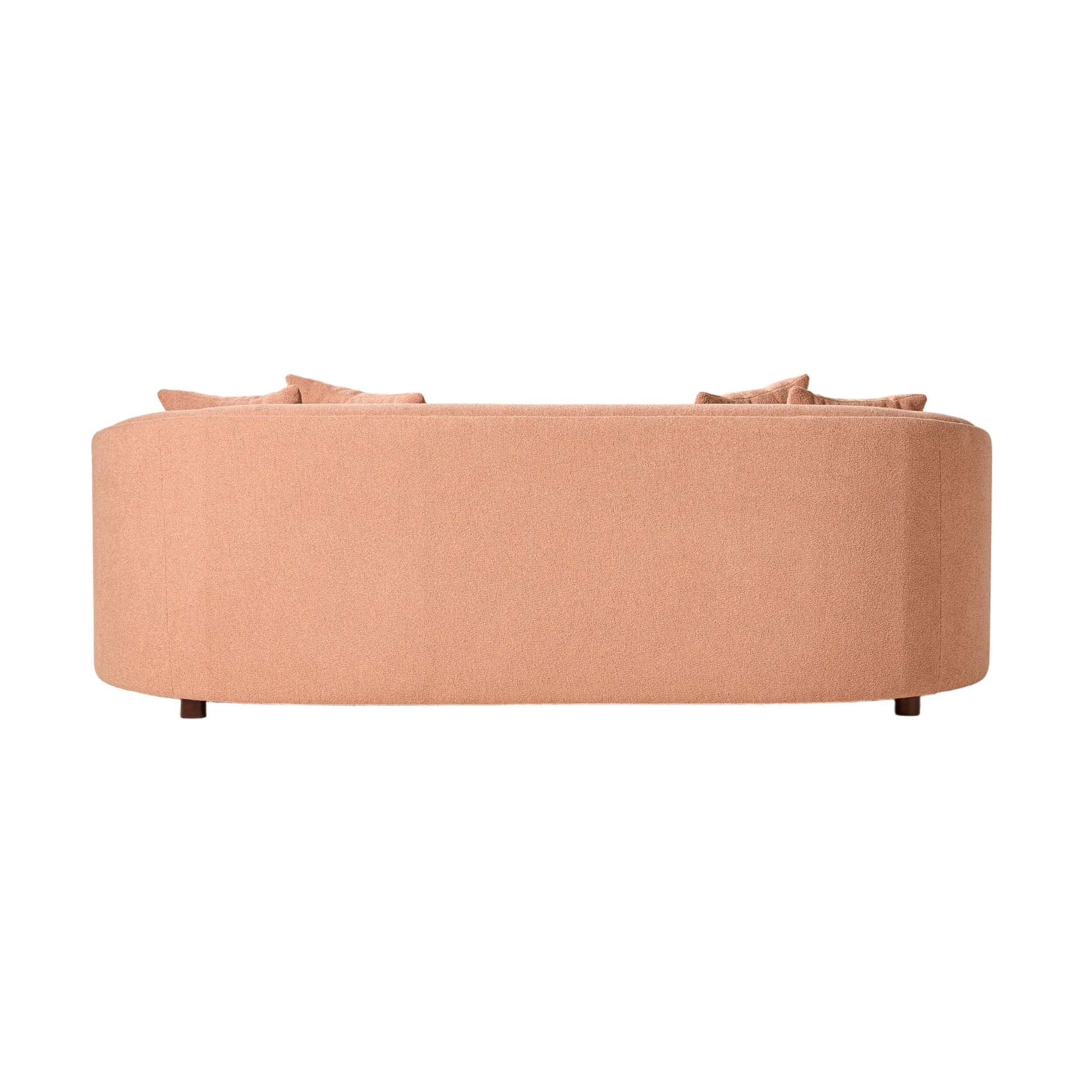 Alessa 3 Seater Sofa Luna Powder Pink - Image 4