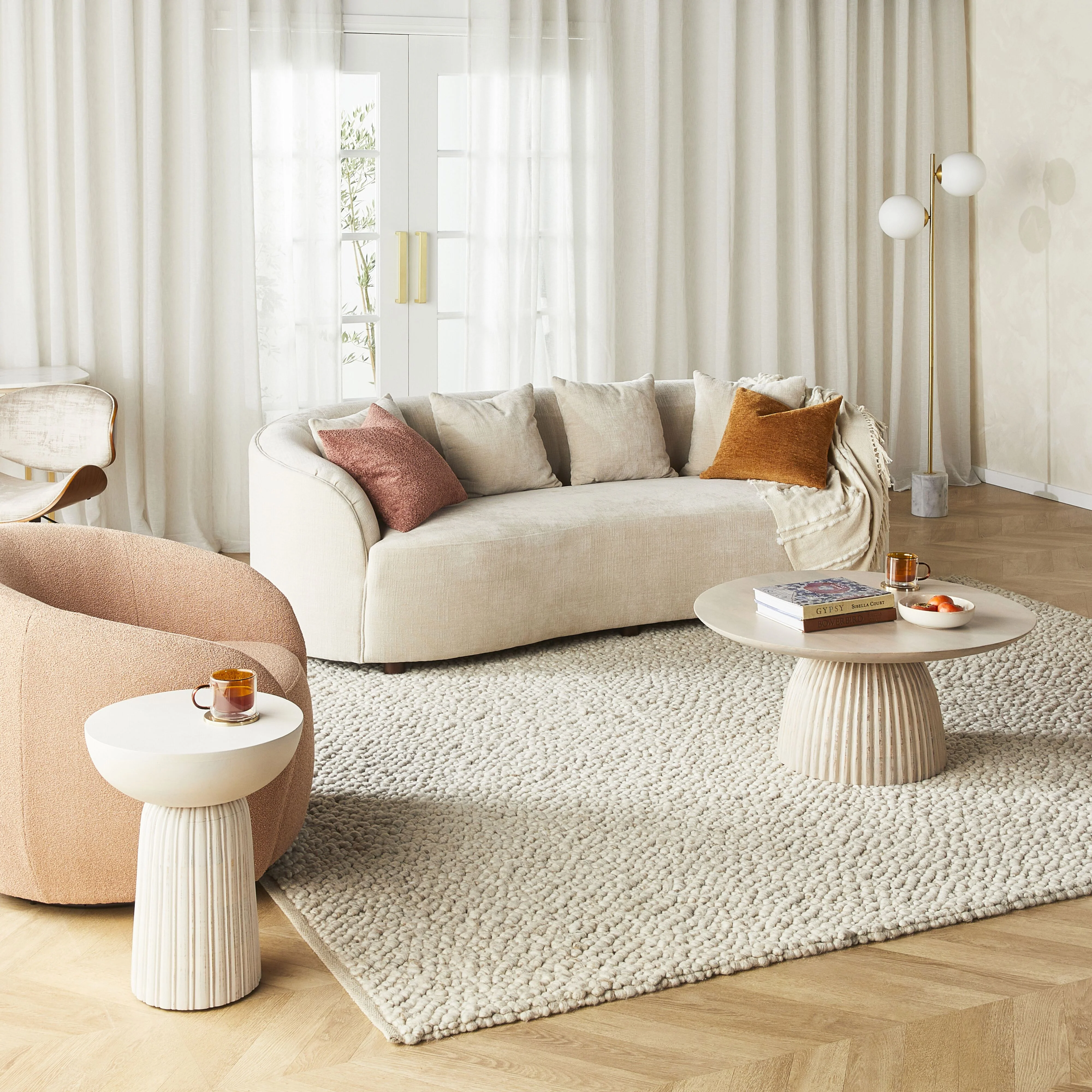 Alessa 3 Seater Sofa Oasis Dune - Image 10