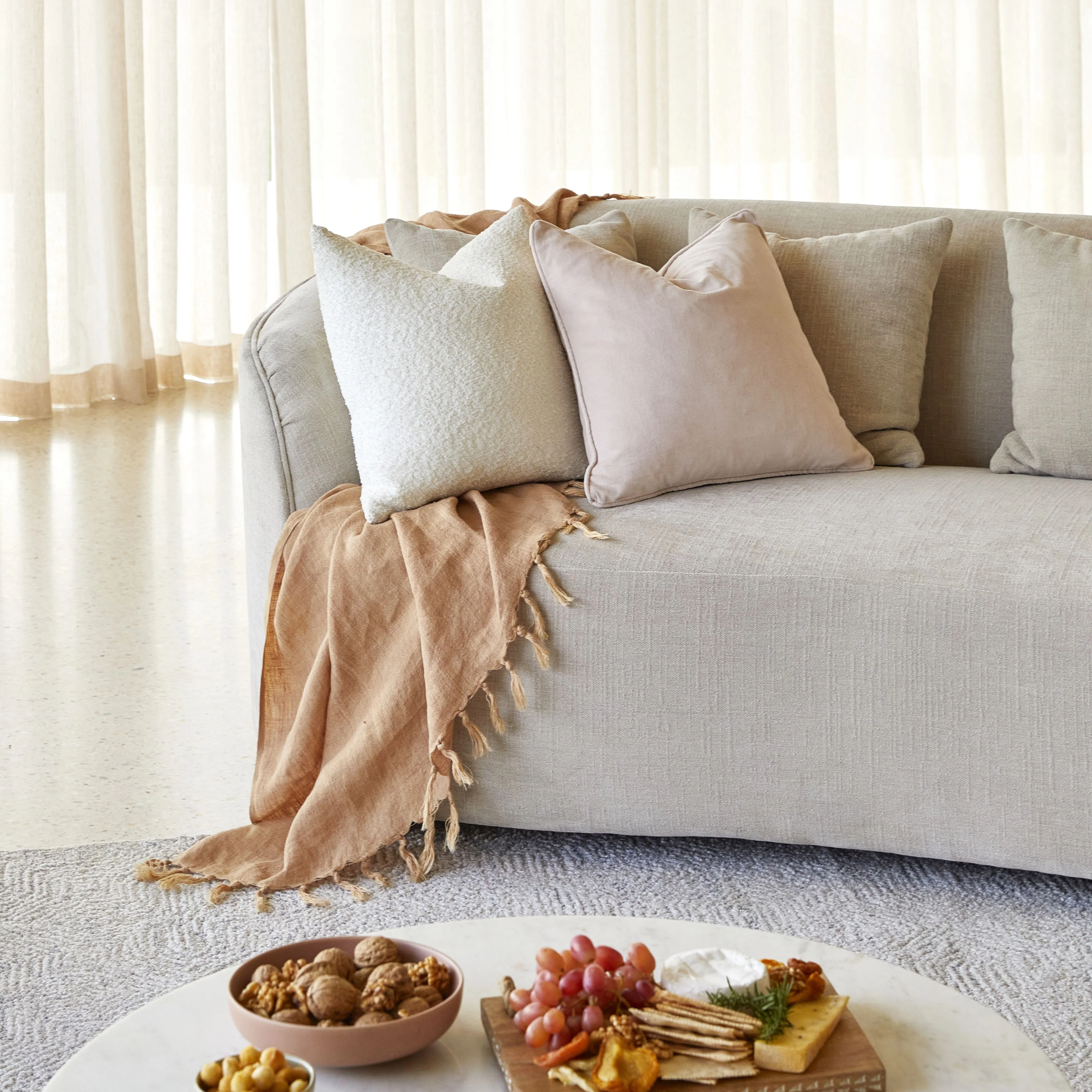 Alessa 3 Seater Sofa Oasis Dune - Image 12