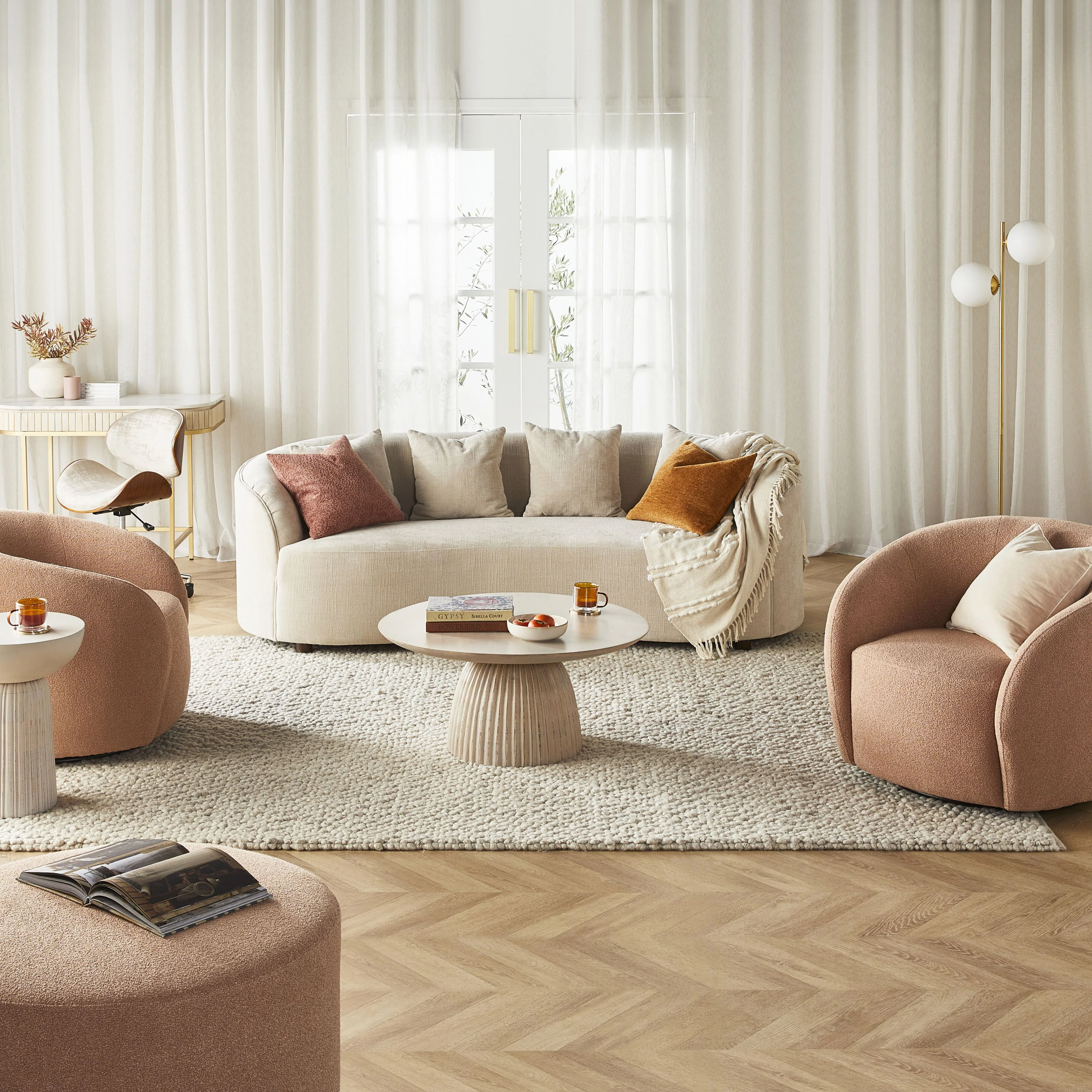 Alessa 3 Seater Sofa Oasis Dune - Image 7