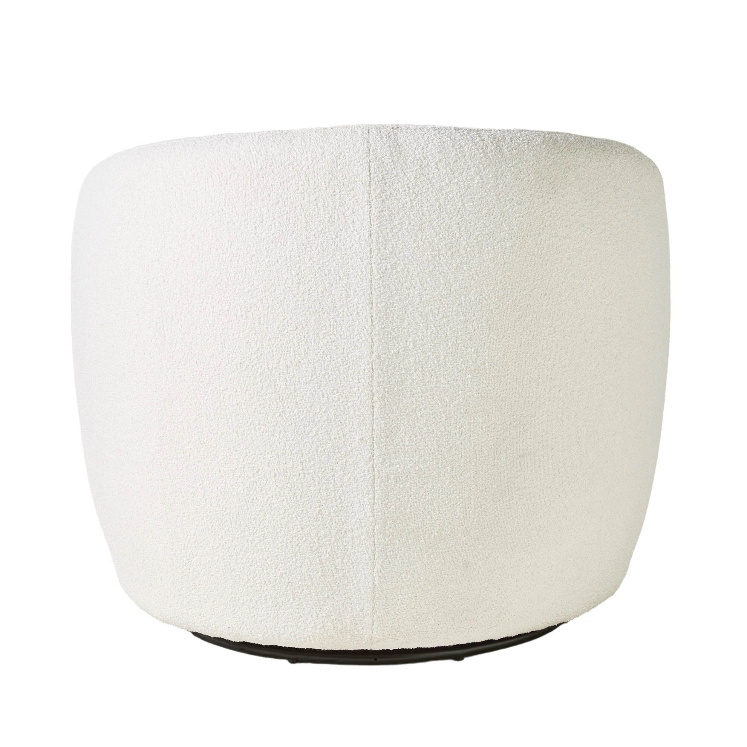 Alessa Swivel Armchair Luna Cloud White - Image 4