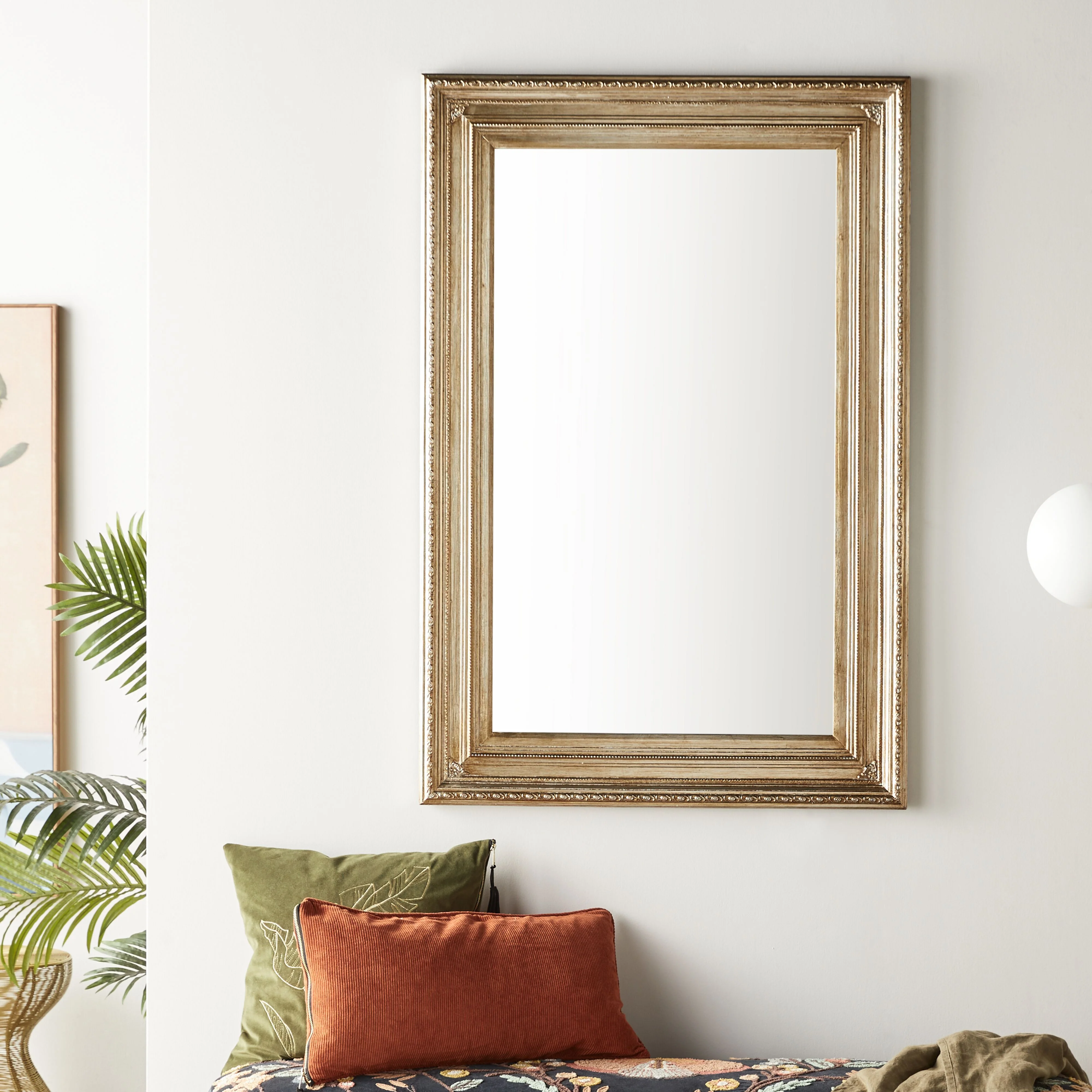 Alessandra Wood Bevel Mirror 80x120cm - Image 3