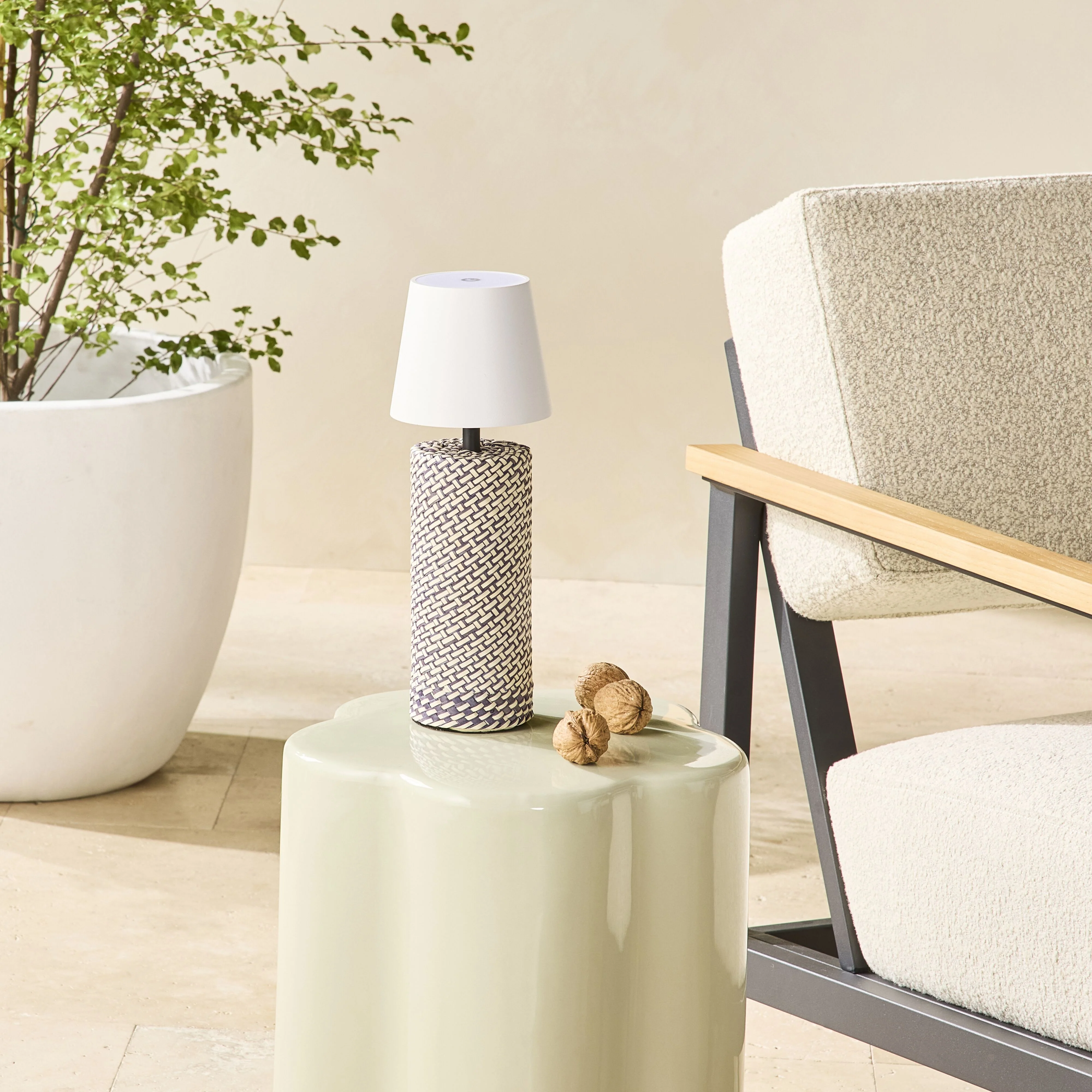 Alexa Palm Leaf Portable Lamp with LED 29cm - Image 7