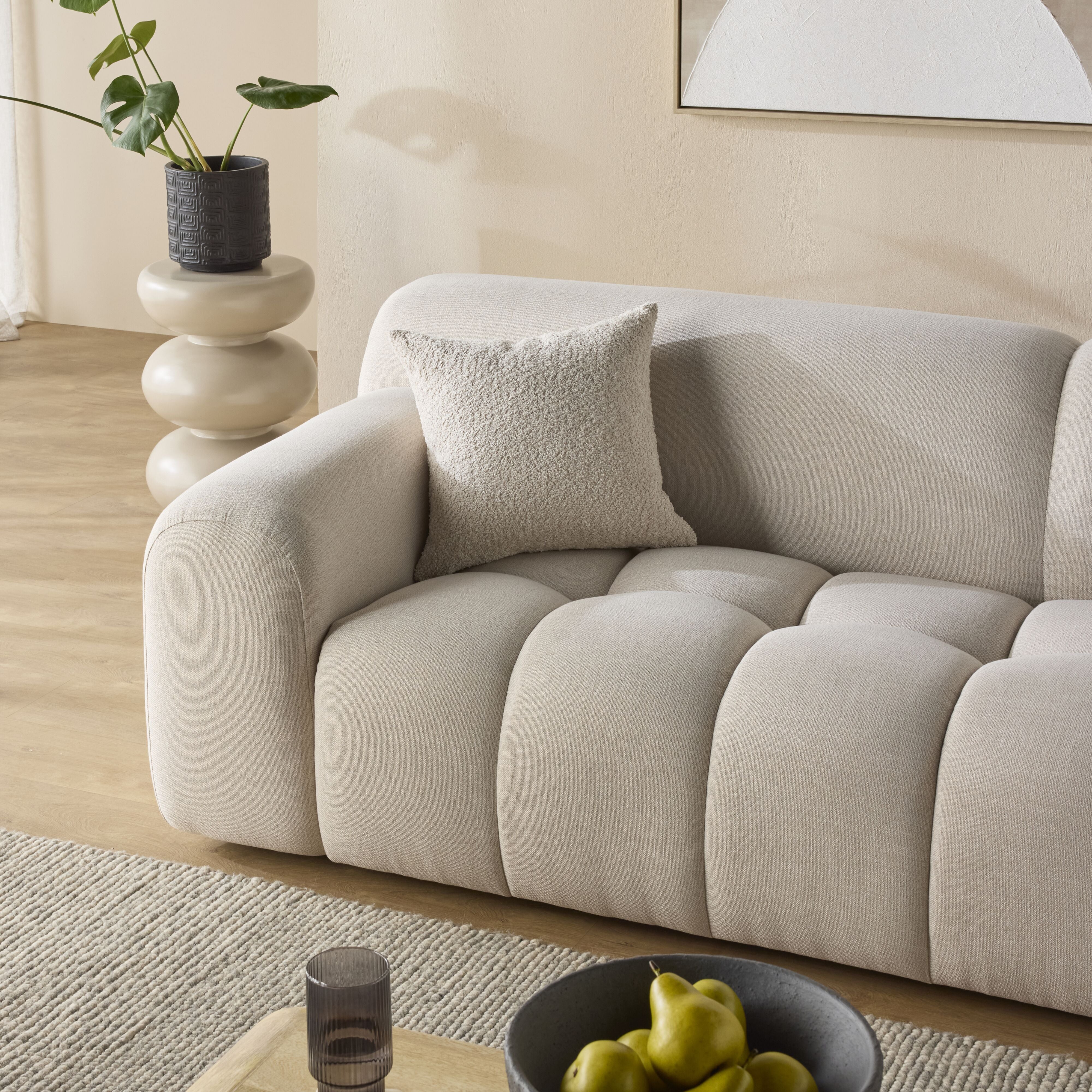 Alexis 3 Seater Sofa Natural Weave - Image 16