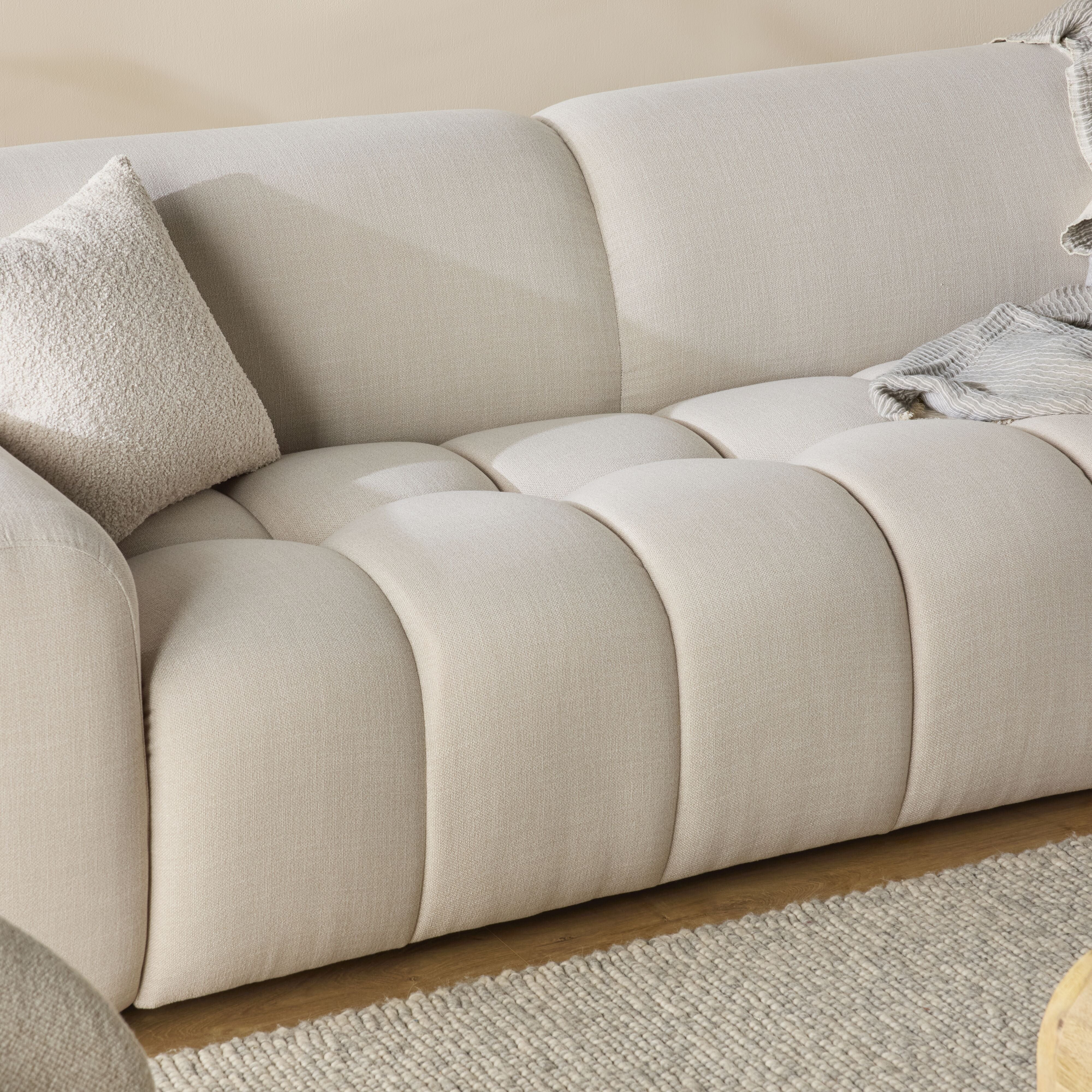 Alexis 3 Seater Sofa Natural Weave - Image 17