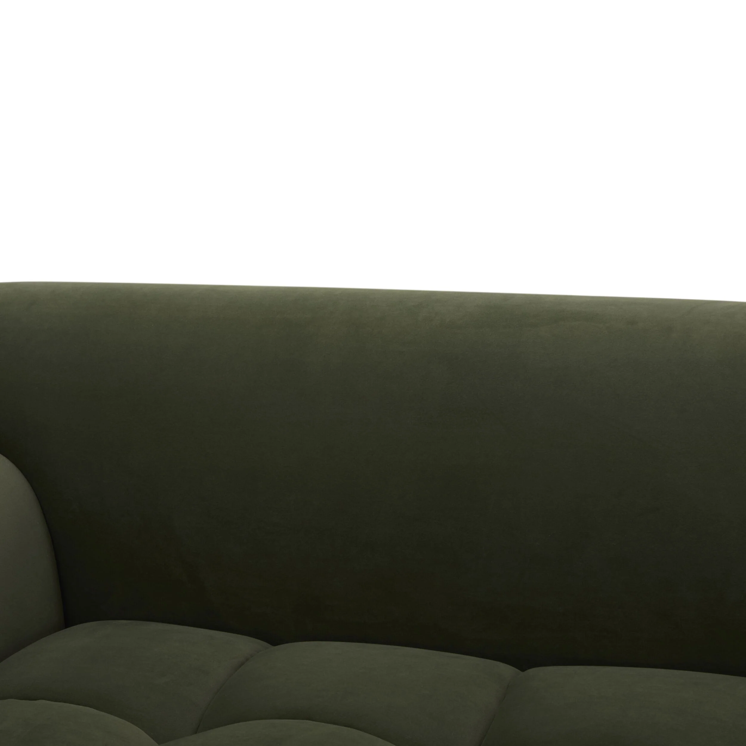 Alexis 3 Seater Velvet Sofa Eucalyptus - Image 5