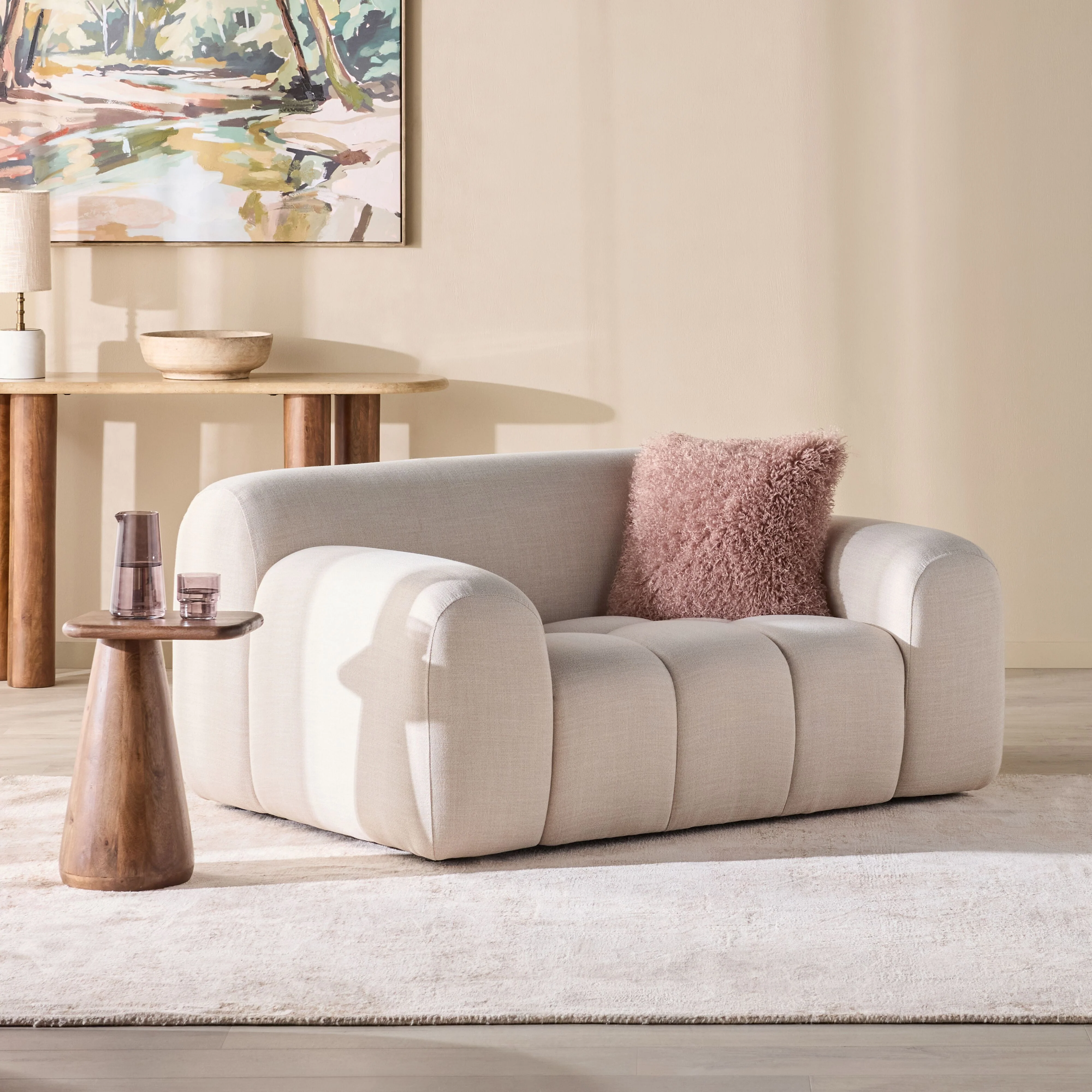 Alexis Armchair Natural Weave - Image 7