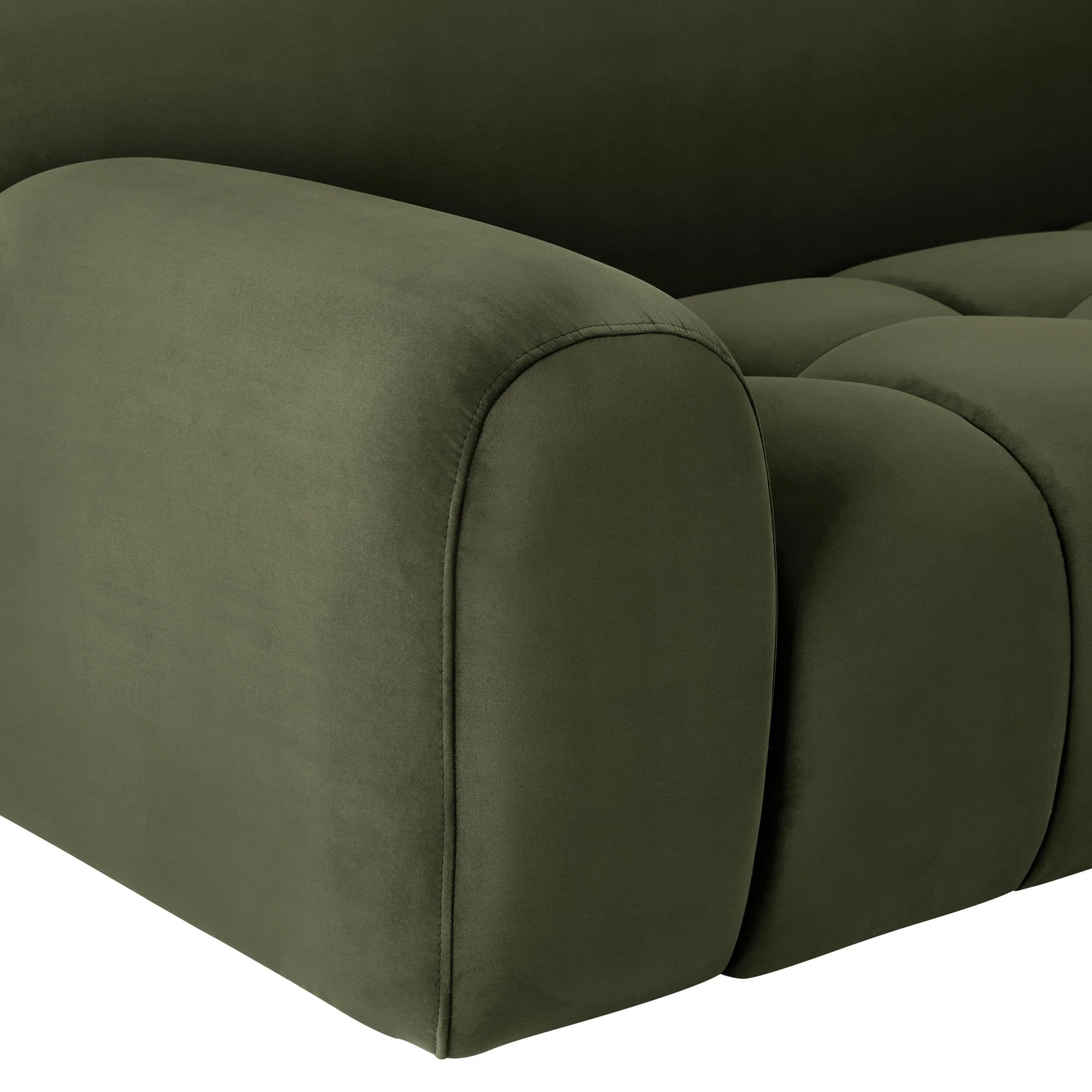 Alexis Velvet Armchair Eucalyptus - Image 5