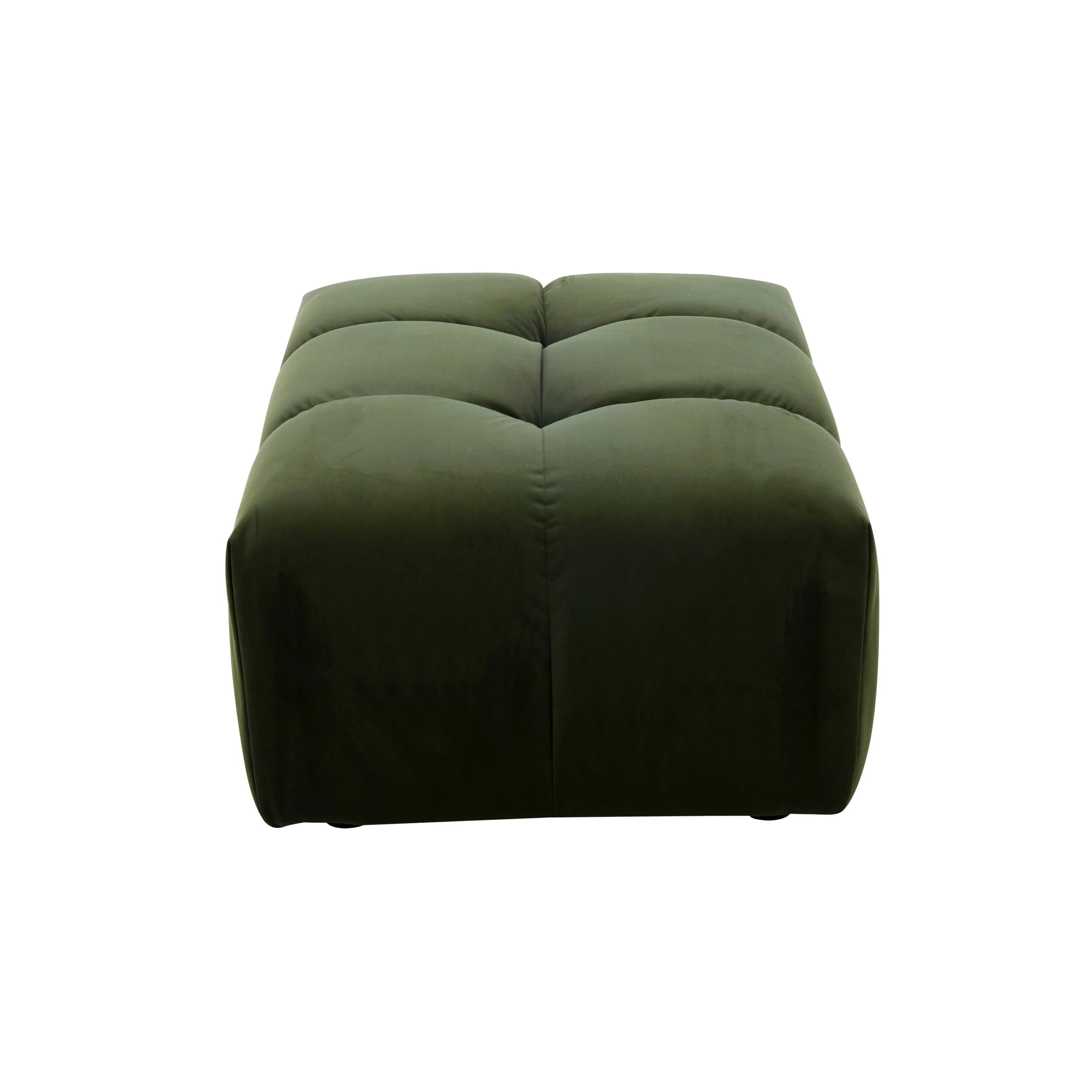 Alexis Ottoman Velvet Sofa Eucalyptus - Image 3