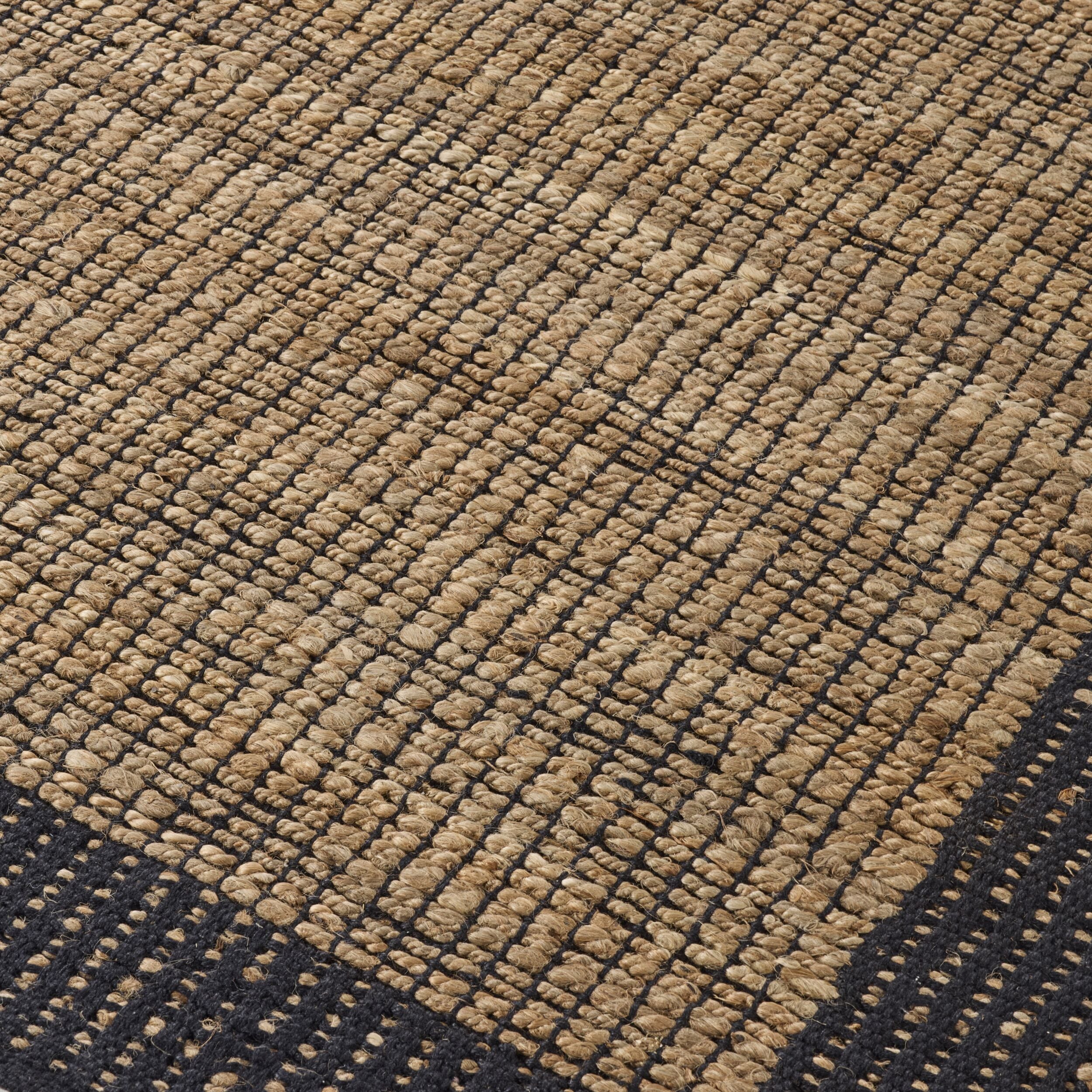 Alhambra Border Jute Rug Walnut 240x300cm - Image 2
