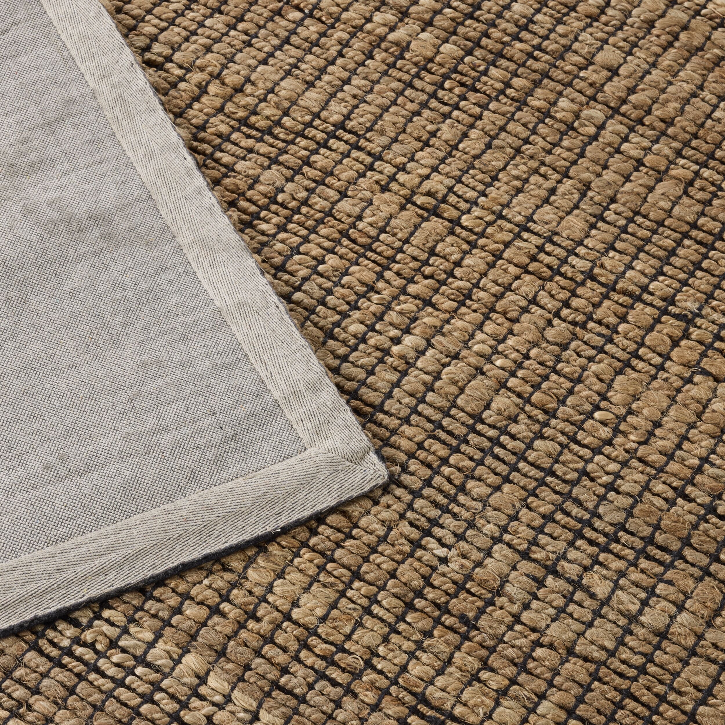 Alhambra Border Jute Rug Walnut 240x300cm - Image 3