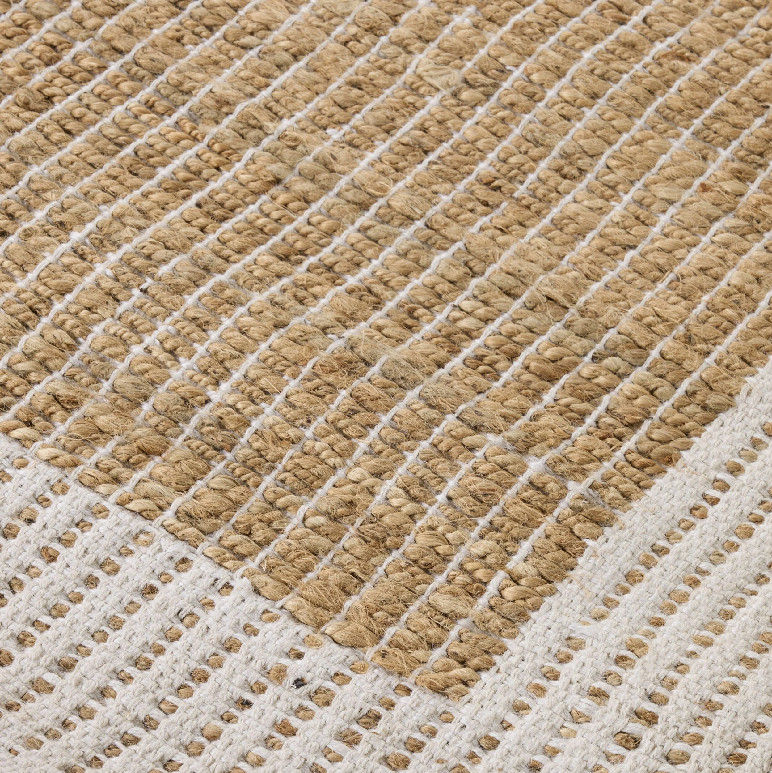 Alhambra Border Jute Rug Wheat 150x240cm - Image 2