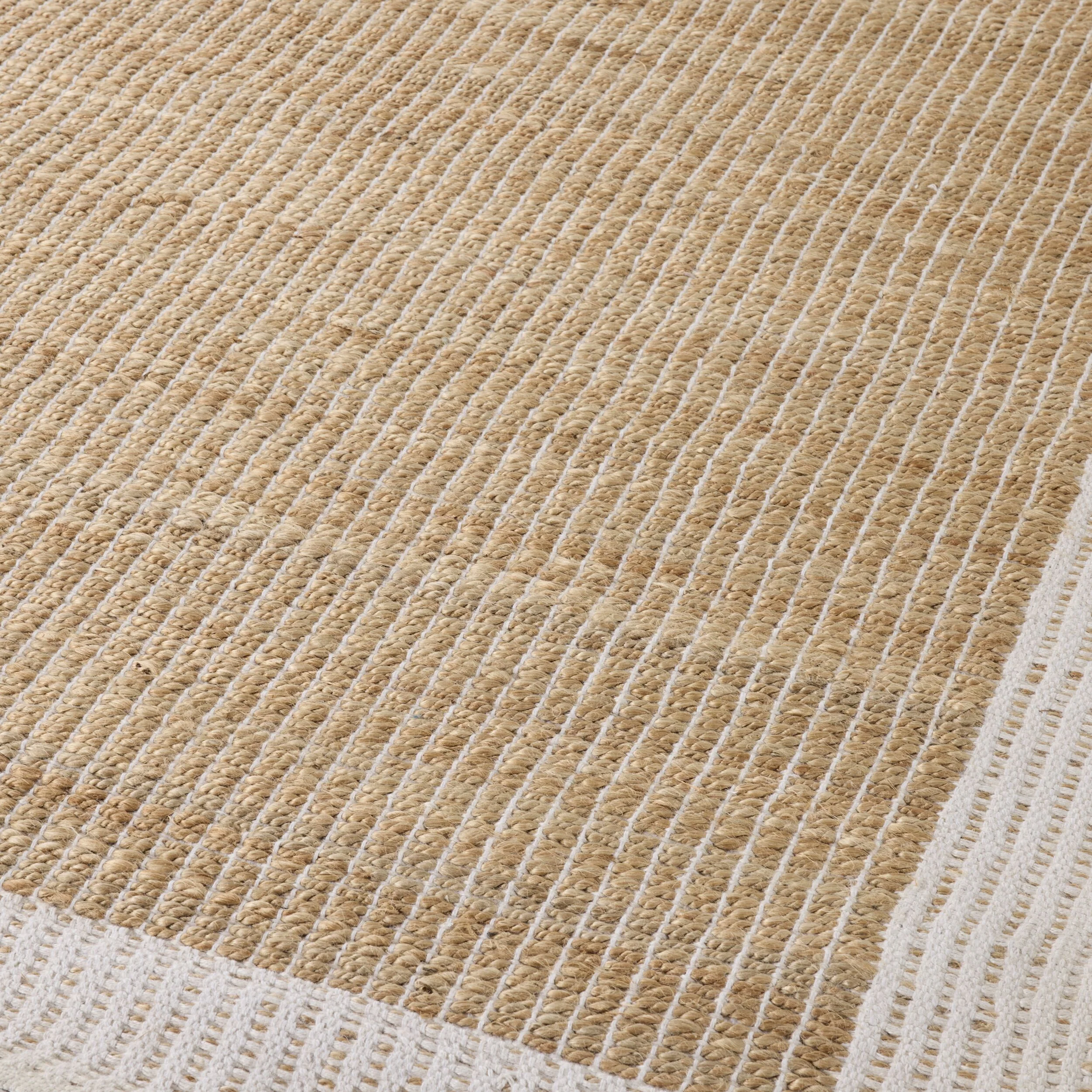 Alhambra Border Jute Rug Wheat 240x300cm - Image 2