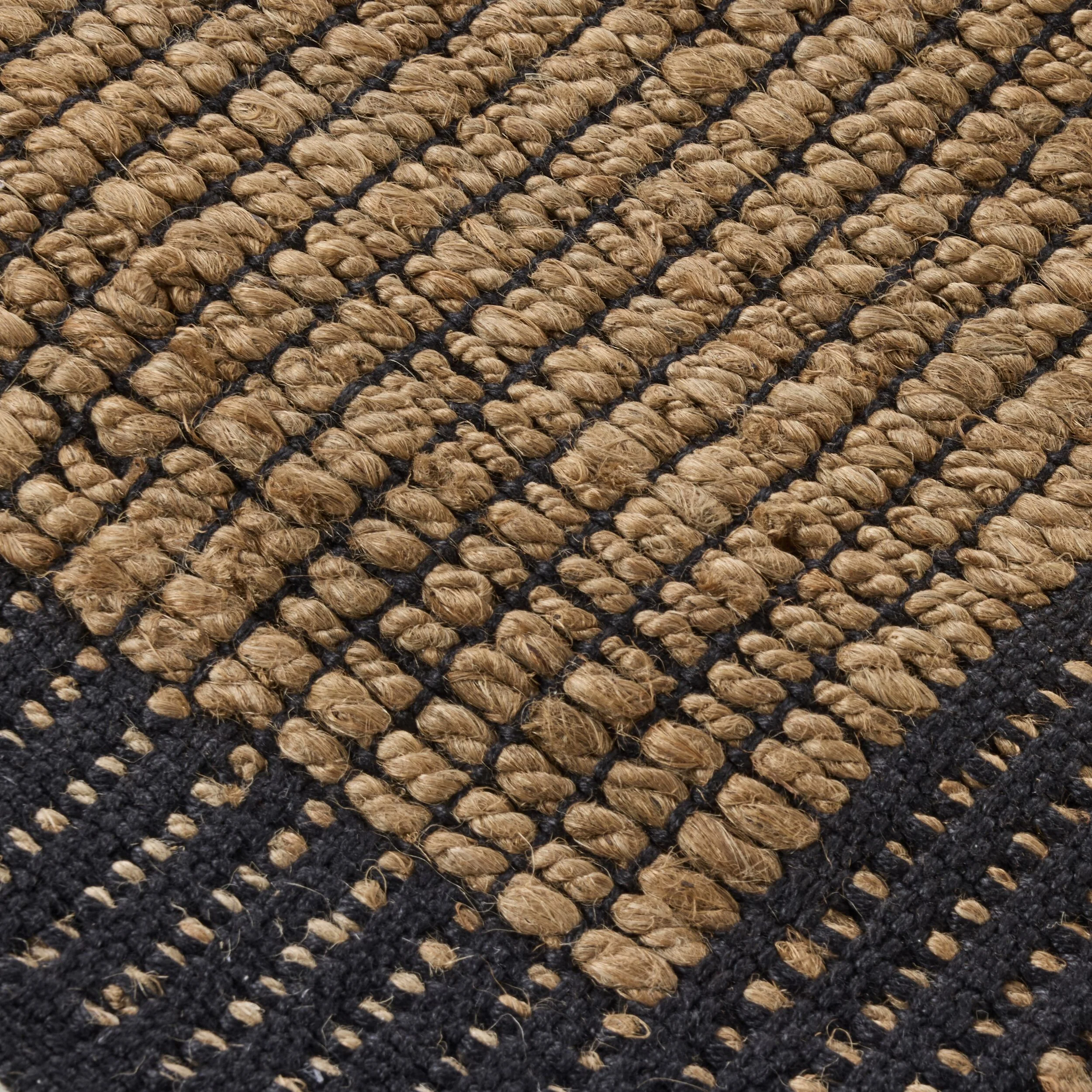 Alhambra Border Jute Runner Walnut 80x300cm - Image 2