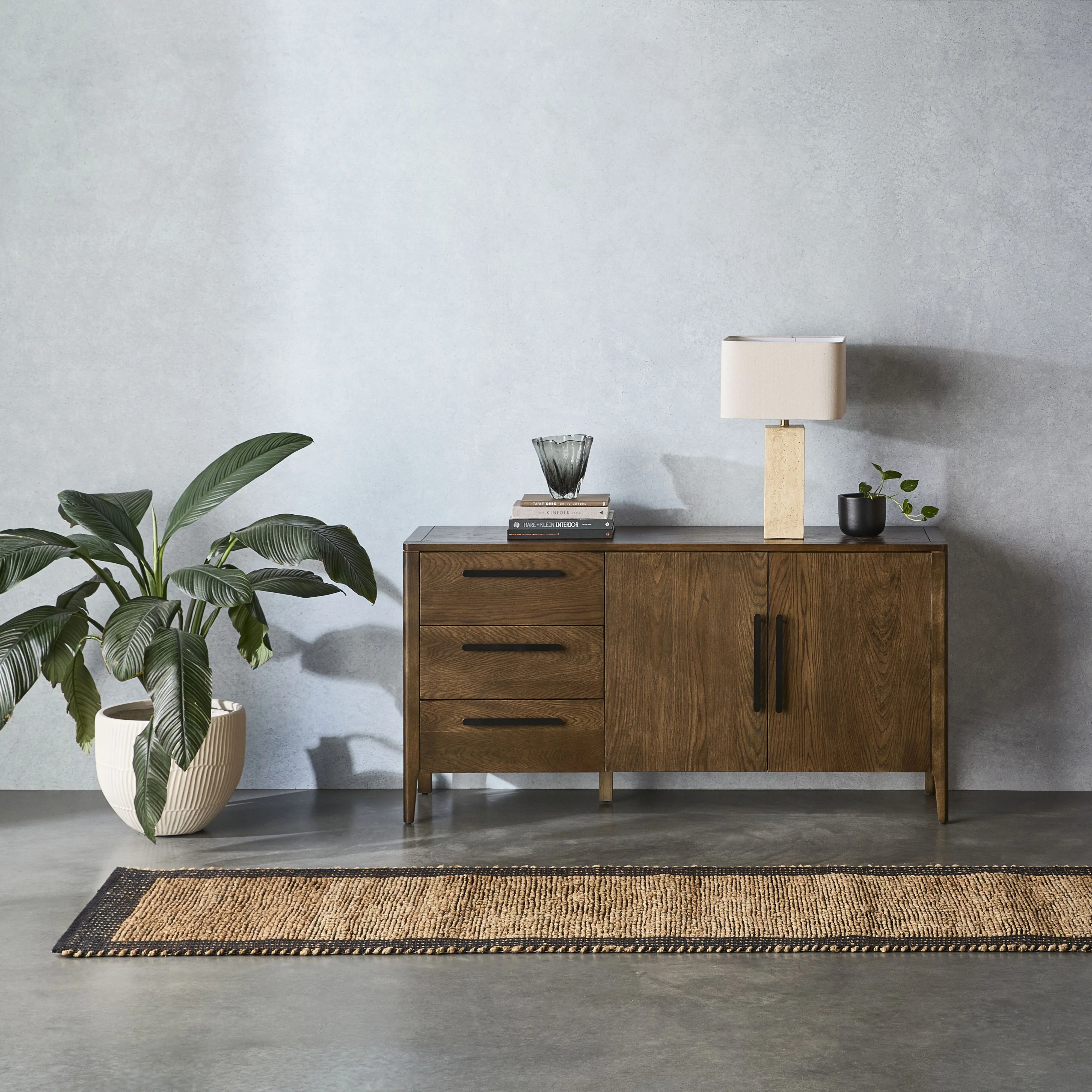 Alhambra Border Jute Runner Walnut 80x300cm - Image 4