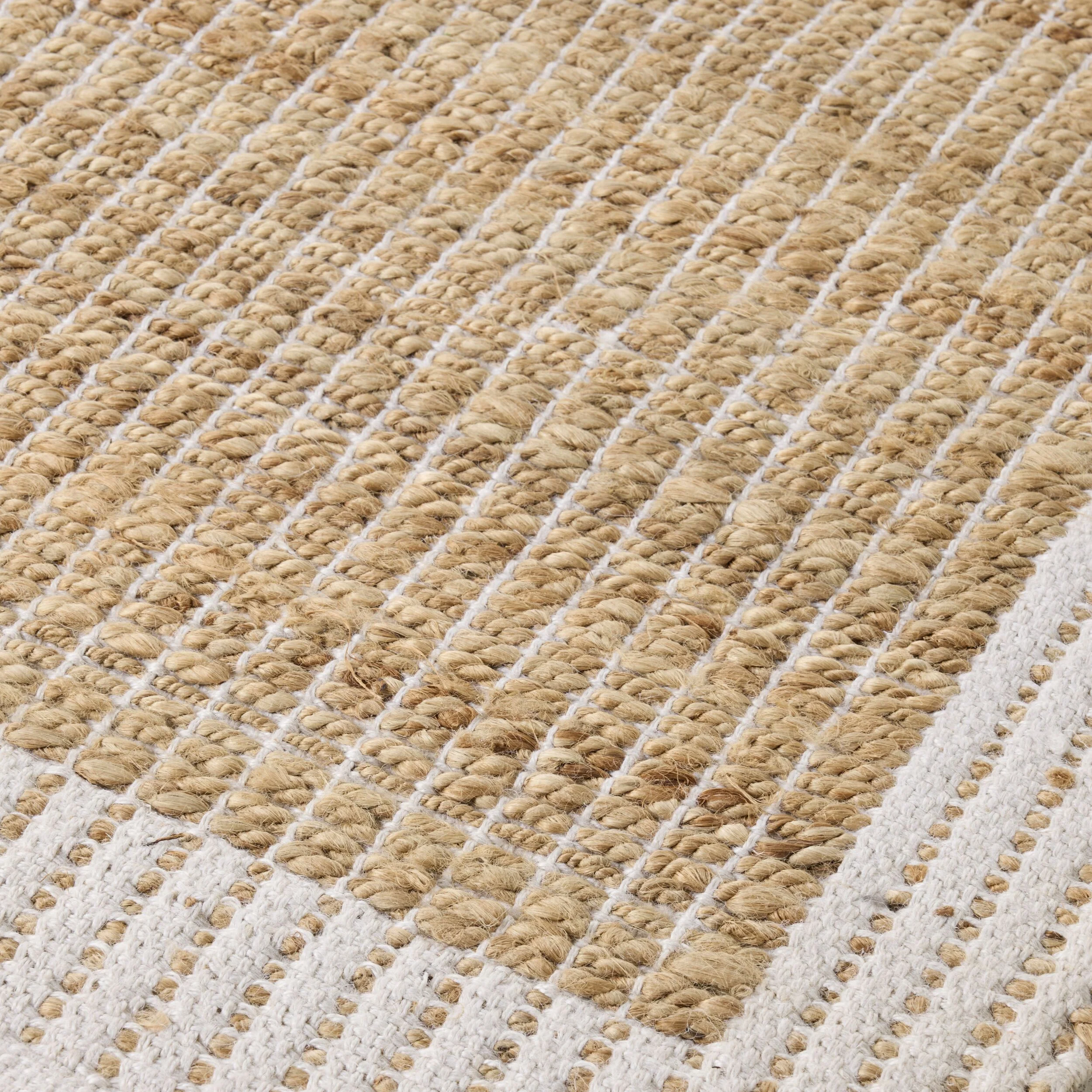 Alhambra Border Jute Runner Wheat 80x300cm - Image 2