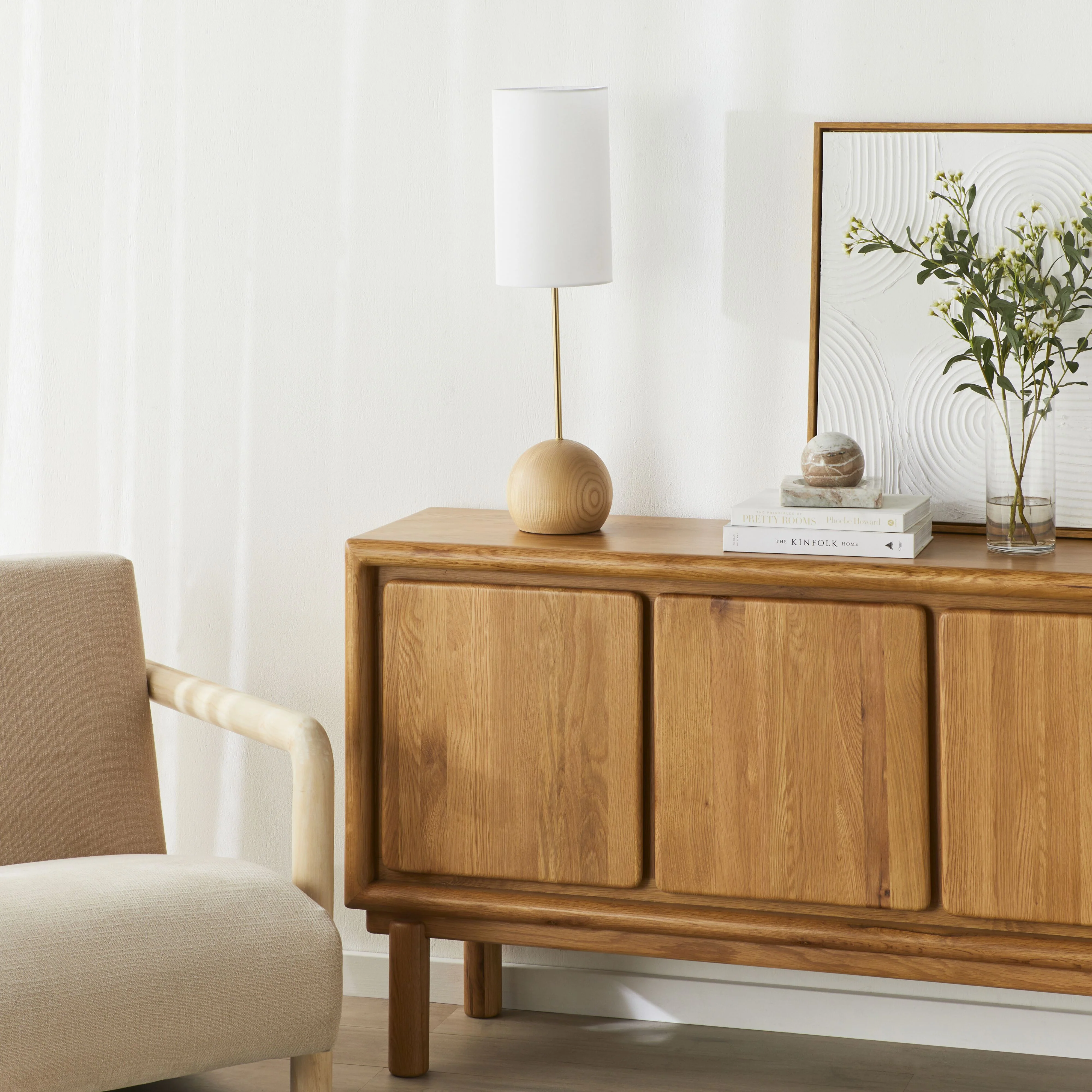 Alma Natural Table Lamp 18x68cm - Image 5
