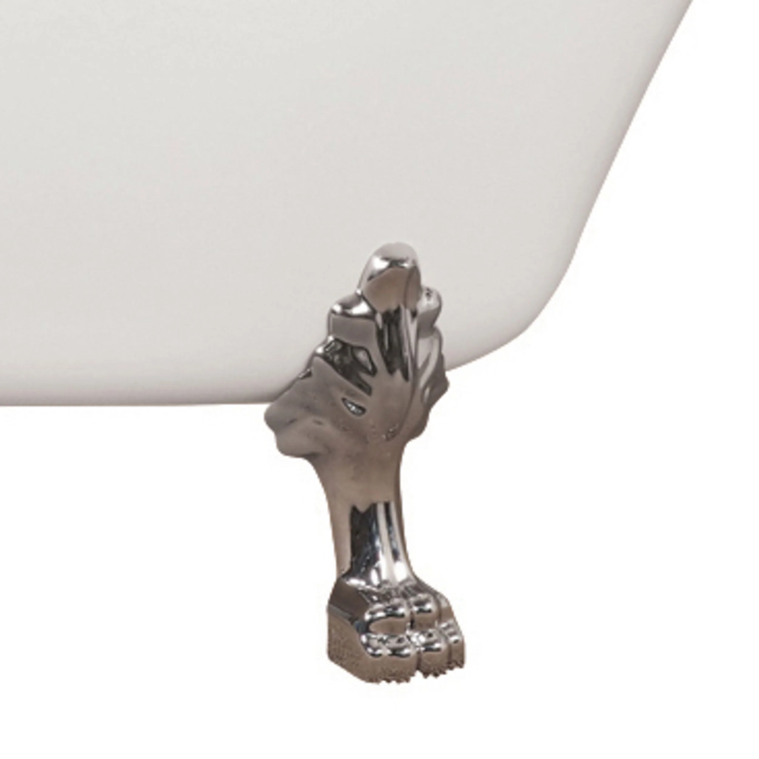 Alto White Bath 1520mm with Chrome Feet Package - Image 3