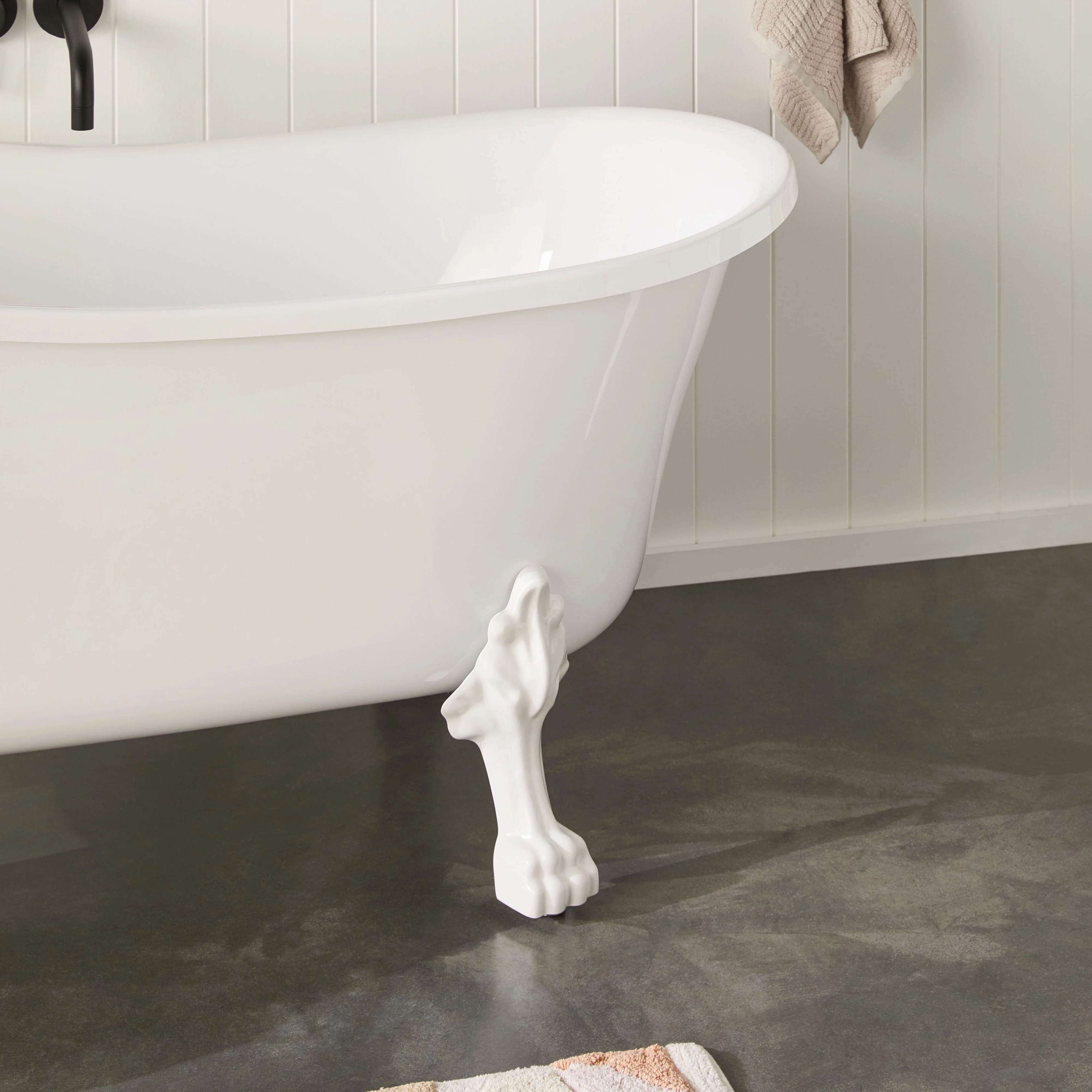 Alto White Bath 1520mm with White Feet Package - Image 7