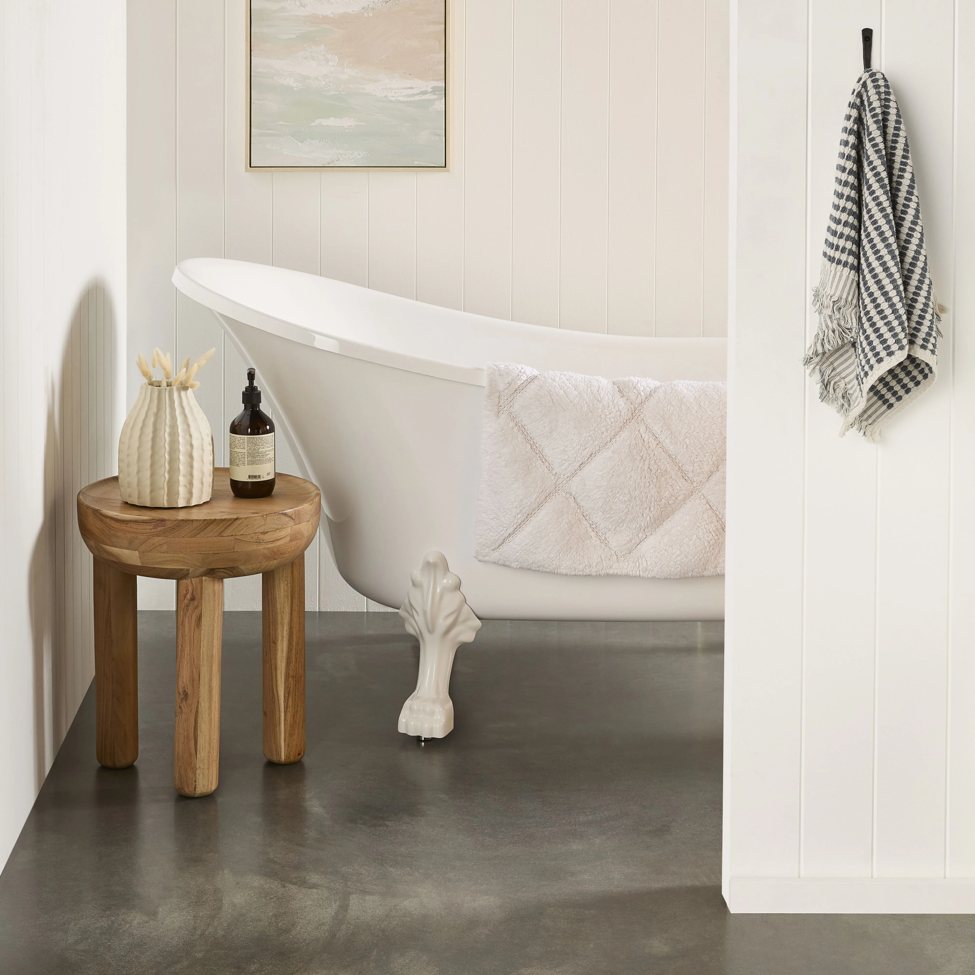 Alto White Bath 1520mm with White Feet Package - Image 8