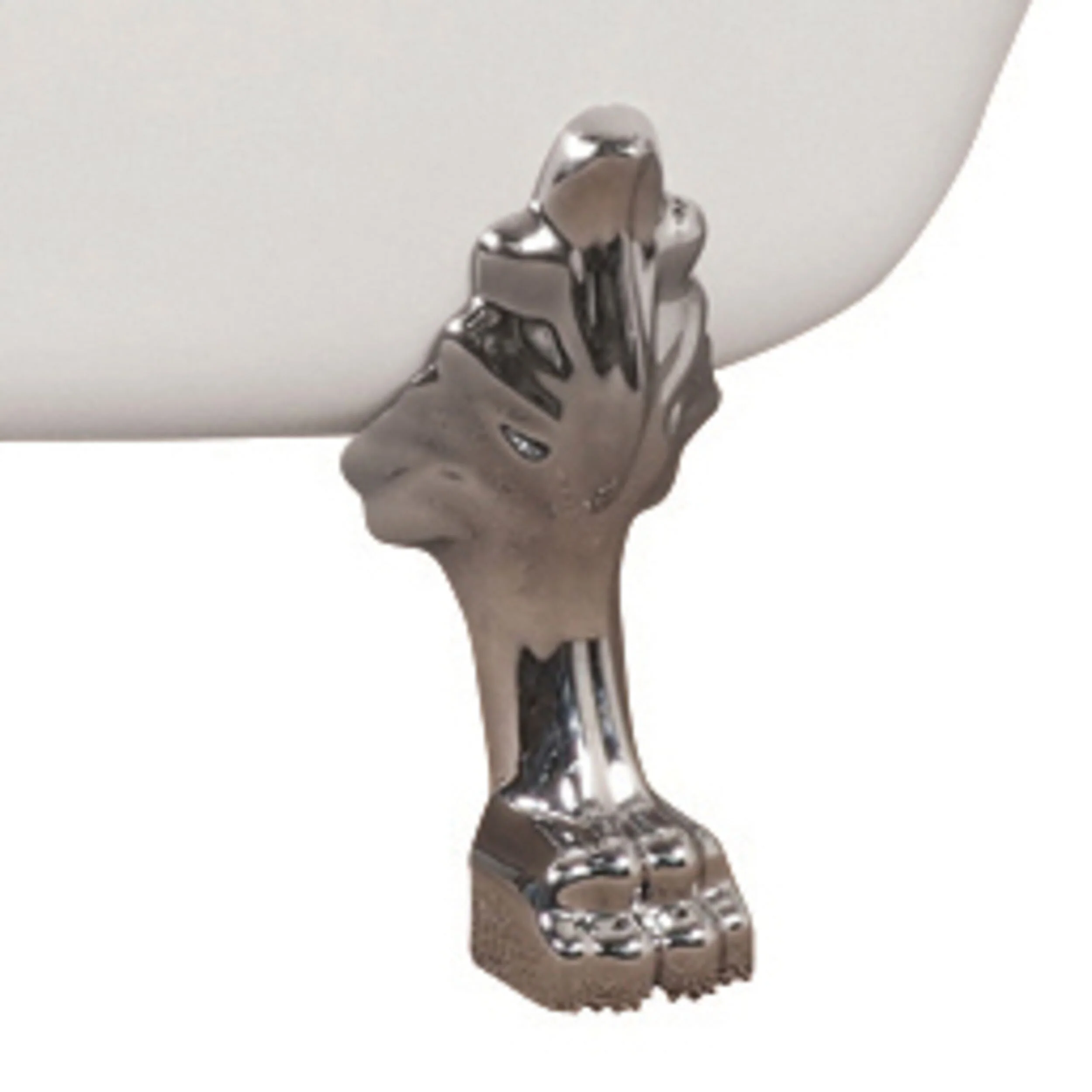 Alto White Bath 1700mm with Chrome Feet Package - Image 3