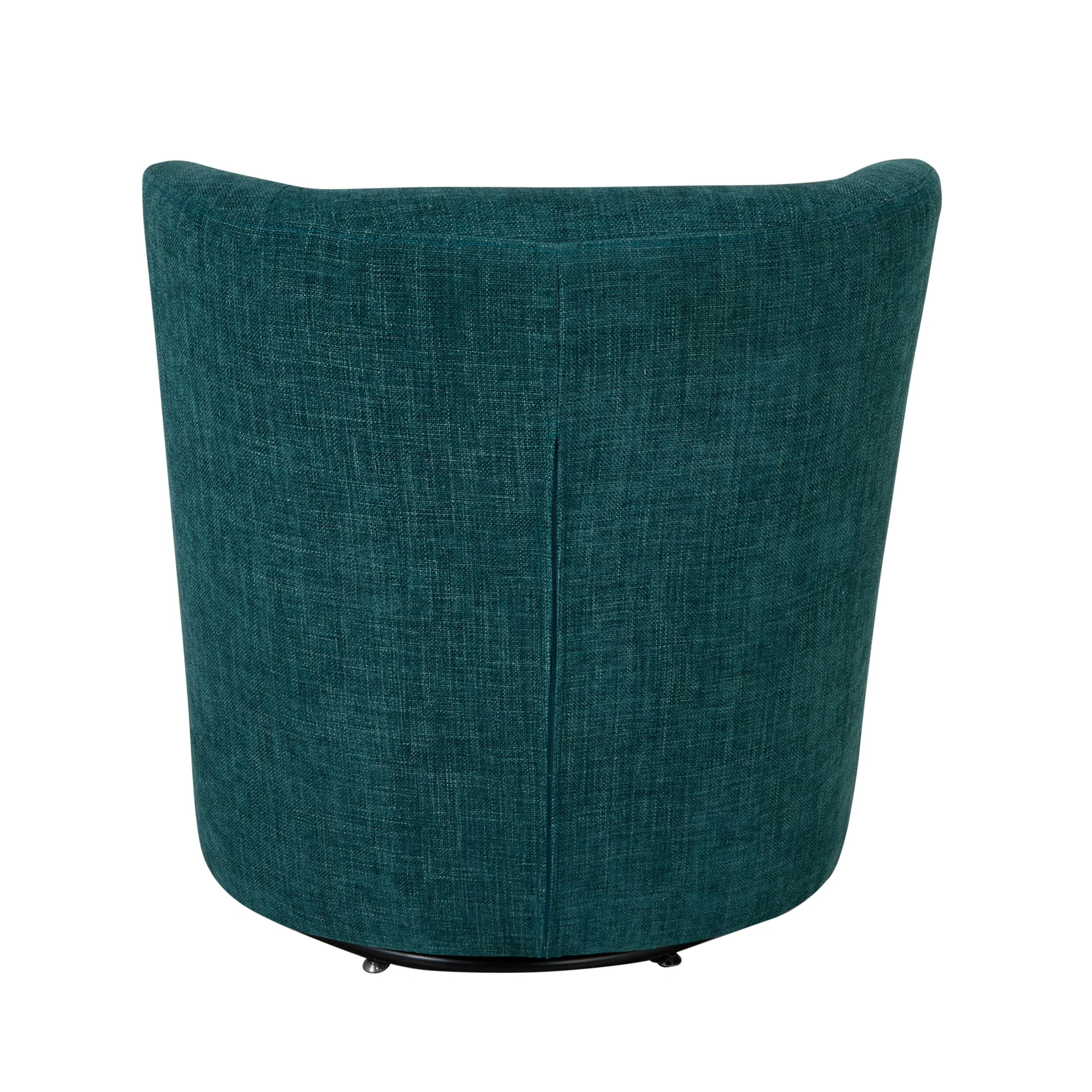 Amala Swivel Occasional Chair Blue Weave - Image 4