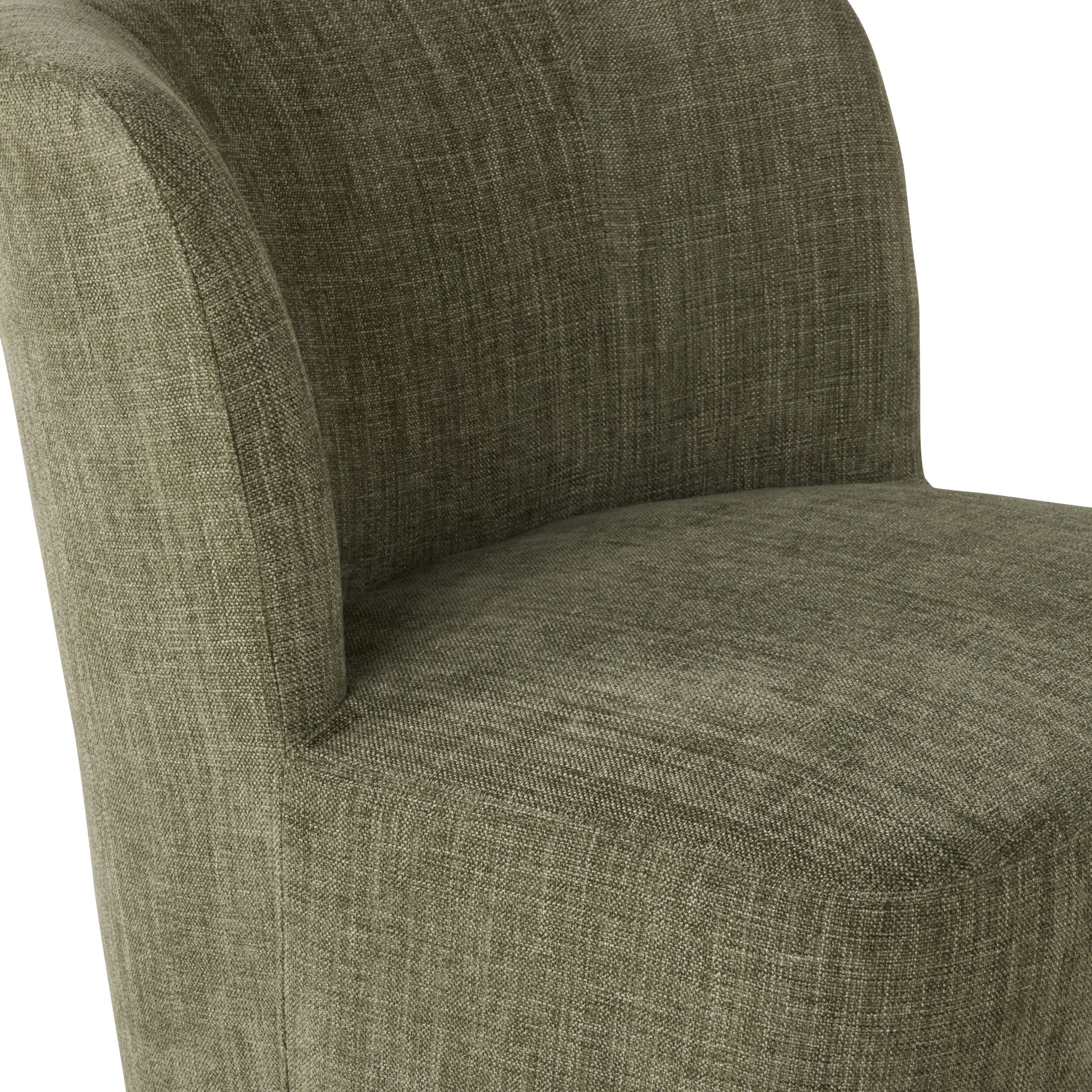 Amala Swivel Occasional Chair Fern Green Weave - Image 5