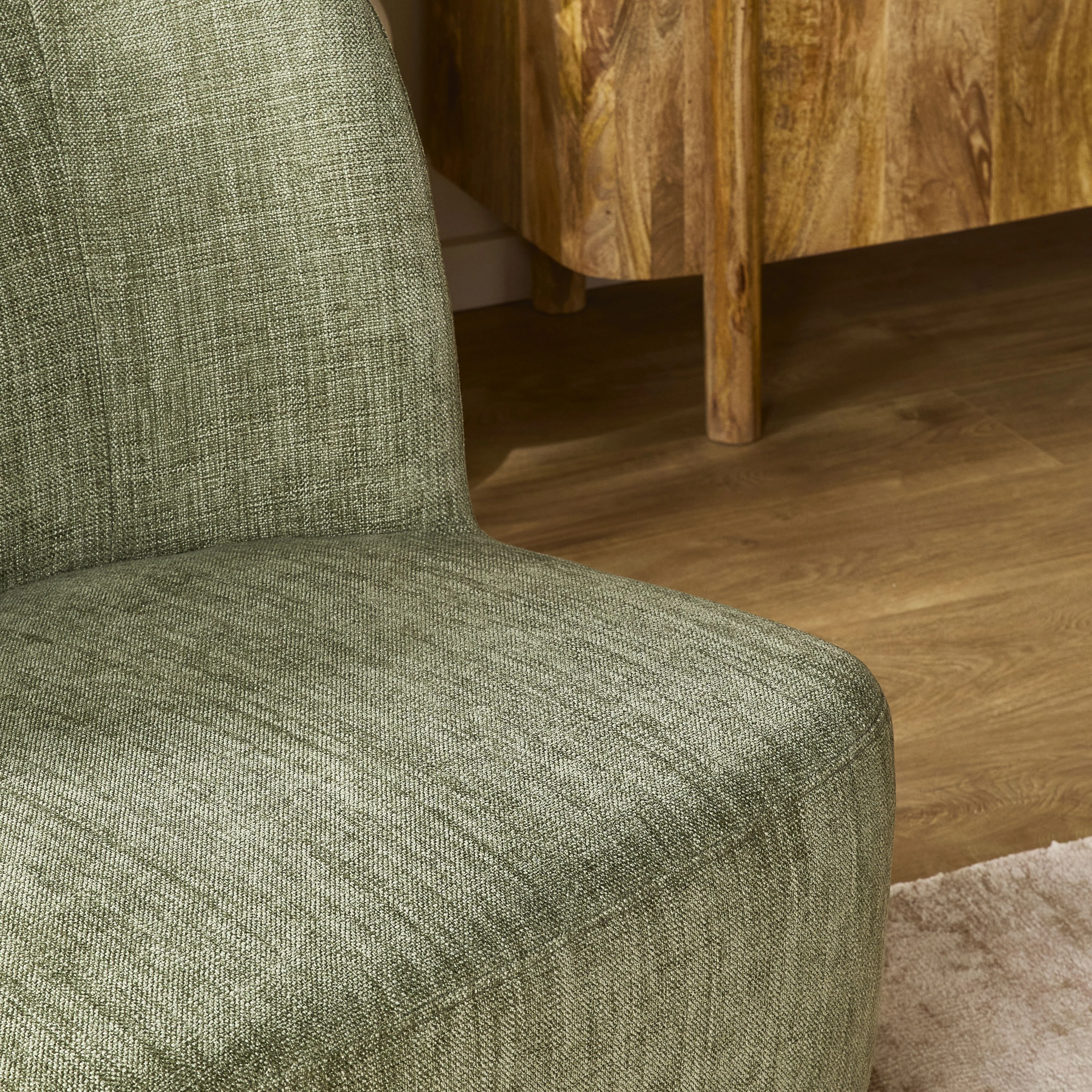Amala Swivel Occasional Chair Fern Green Weave - Image 8