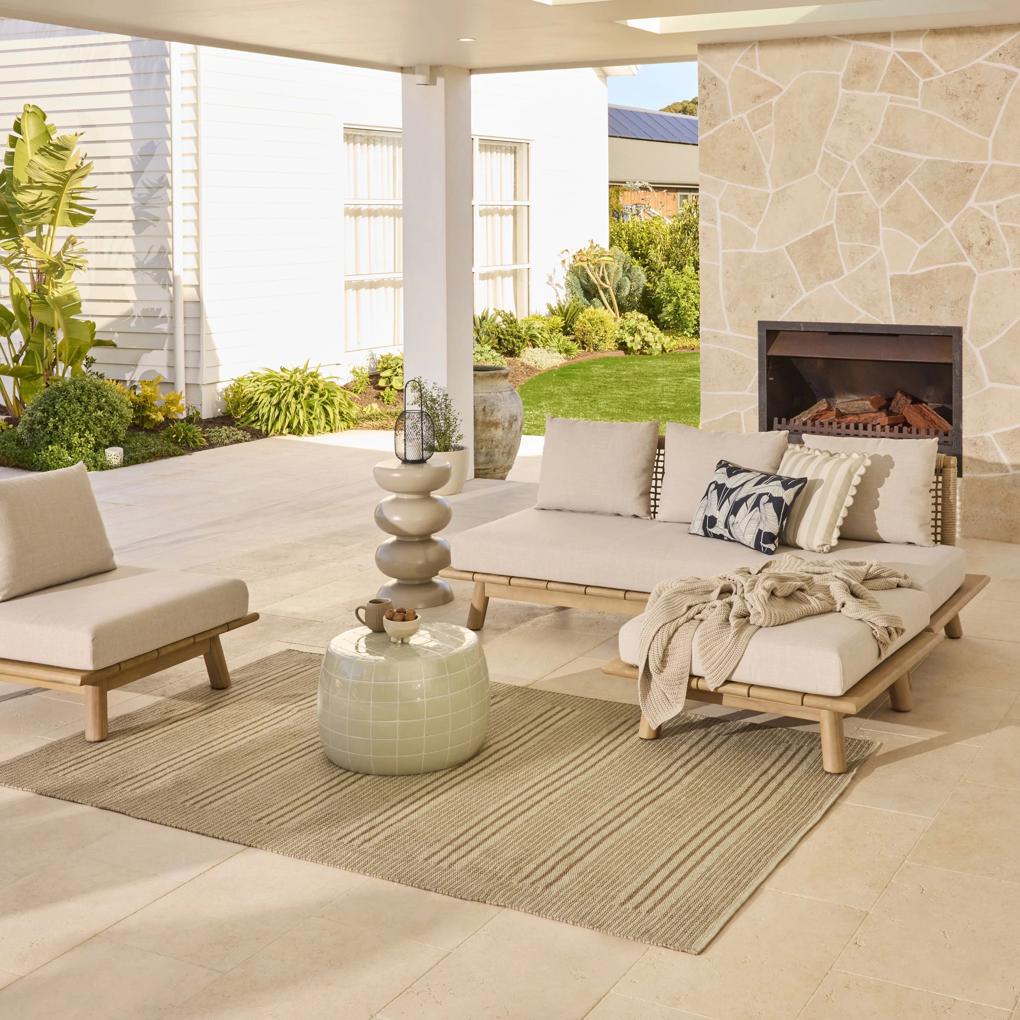 Amalfi Sands Outdoor Rug Natural 150x240cm - Image 6