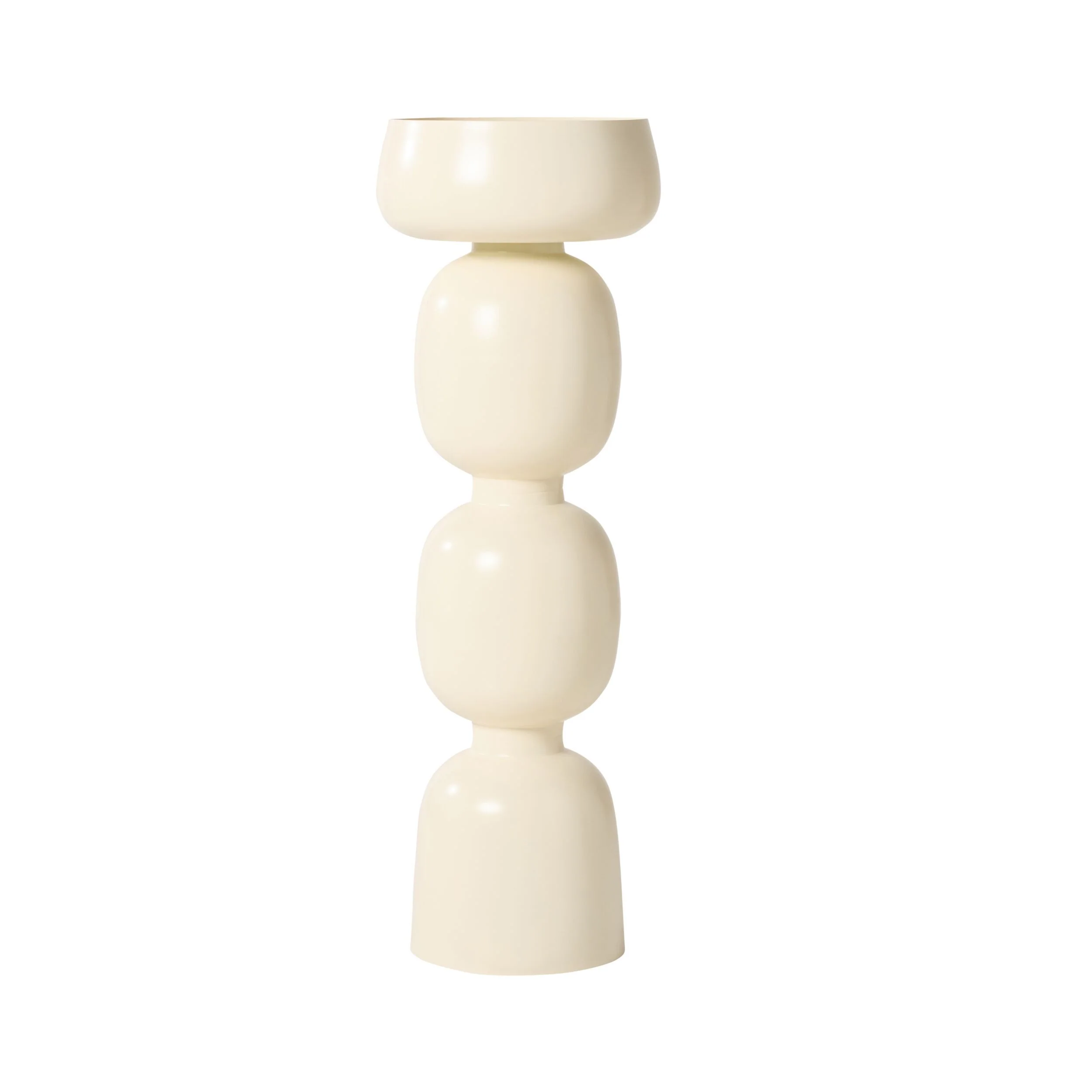 Amarra Pedestal Plant Stand White 101cm - Image 2