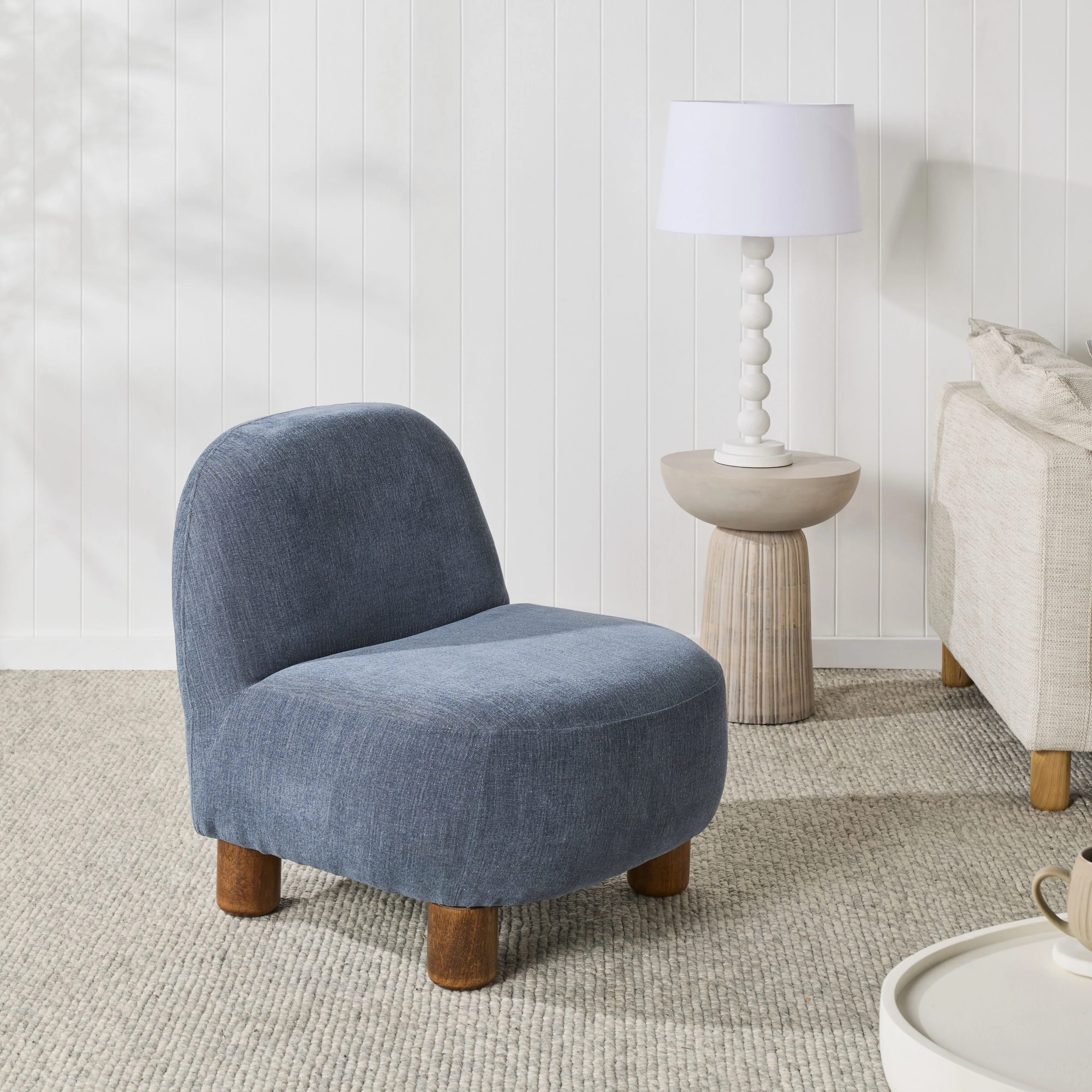 Ambi Occasional Chair Vintage Denim - Image 7