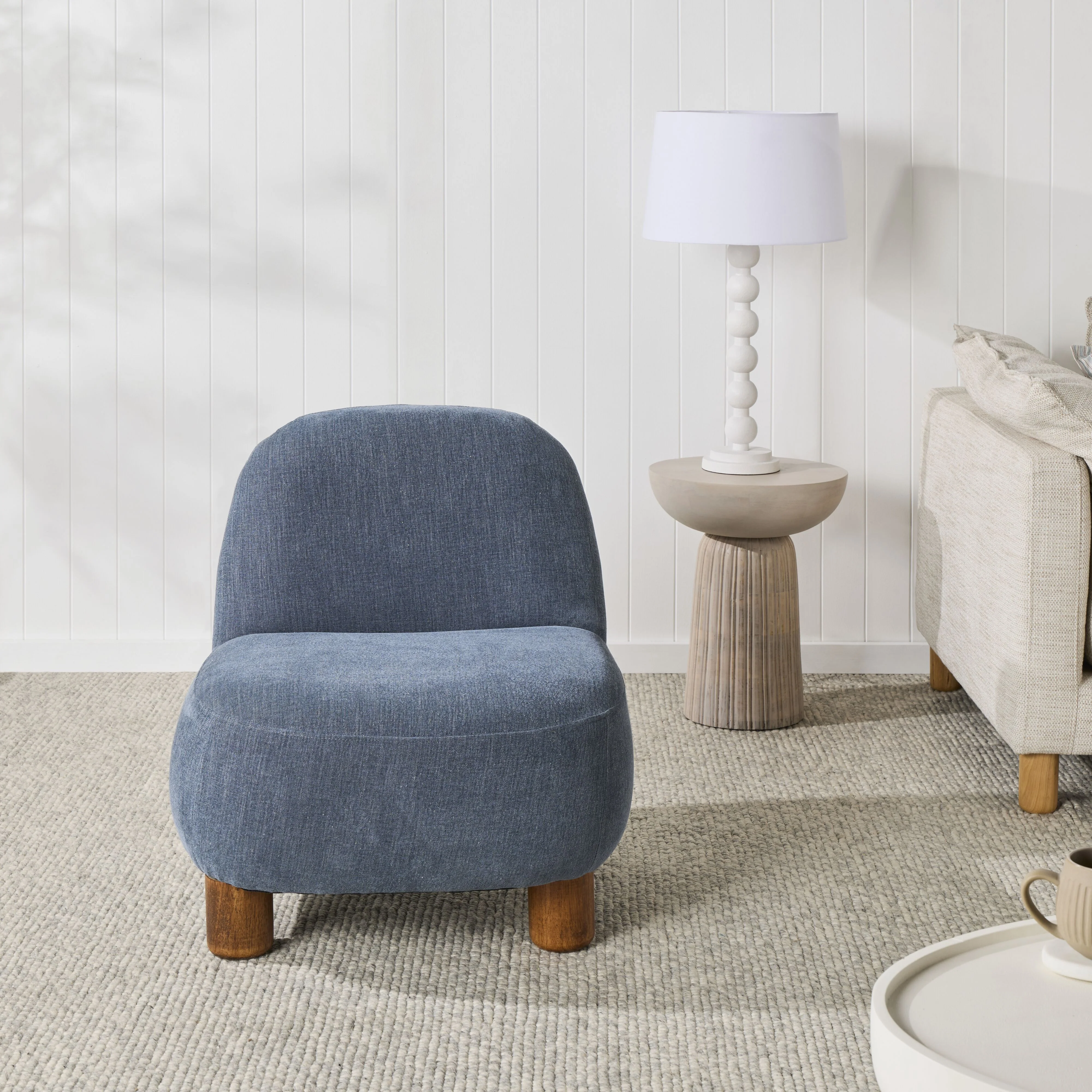 Ambi Occasional Chair Vintage Denim - Image 8