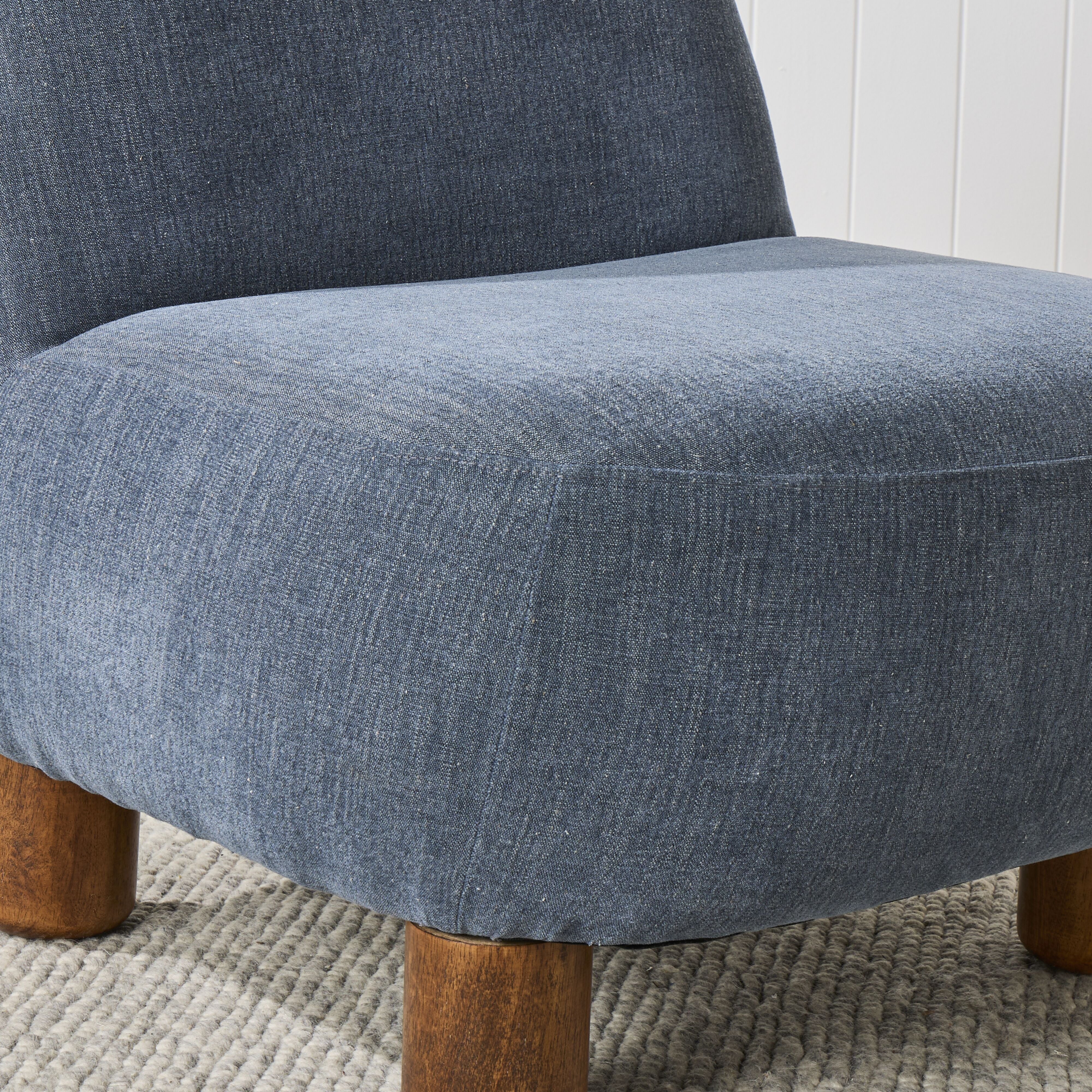 Ambi Occasional Chair Vintage Denim - Image 9