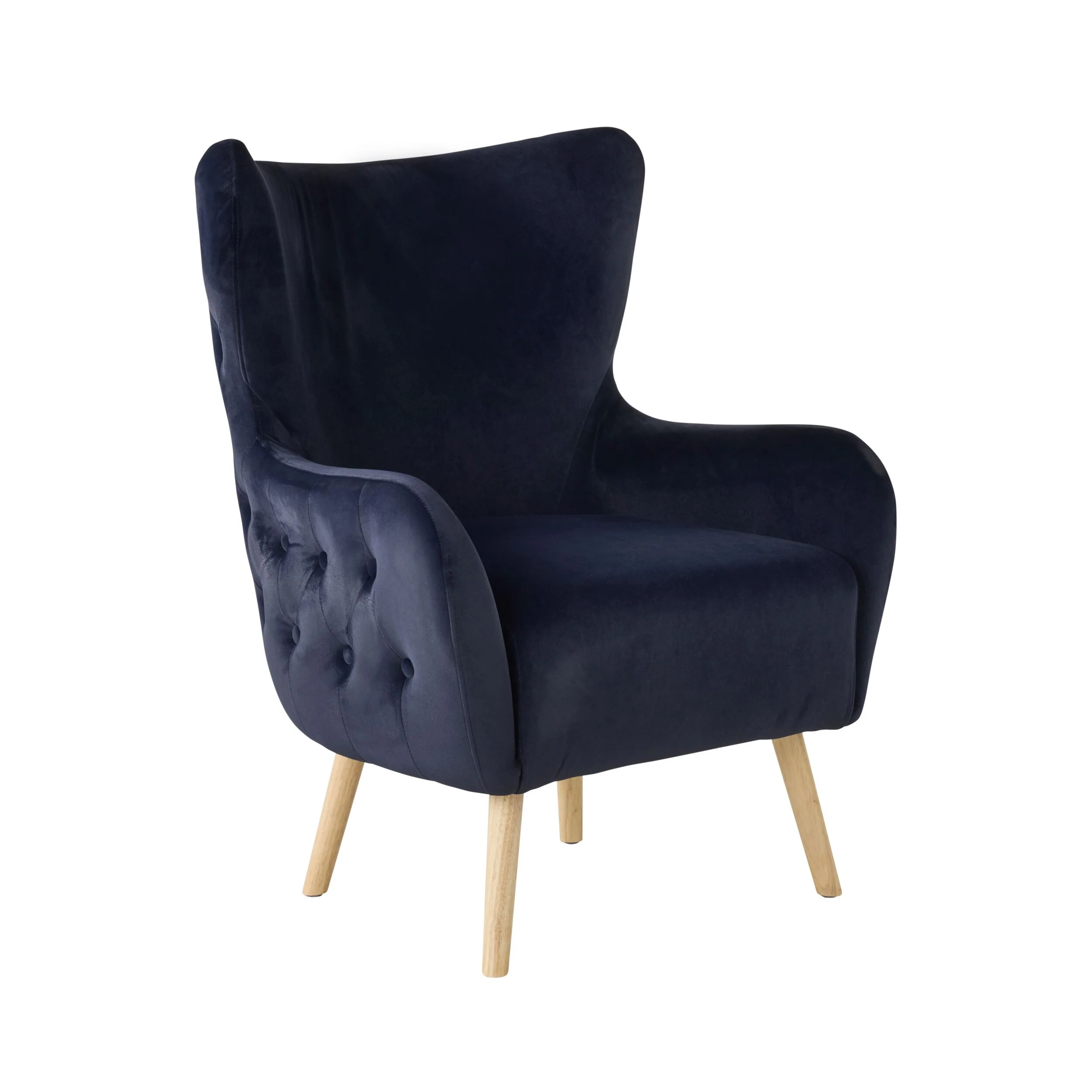 Amira Occasional Chair Velvet Indigo - Image 2