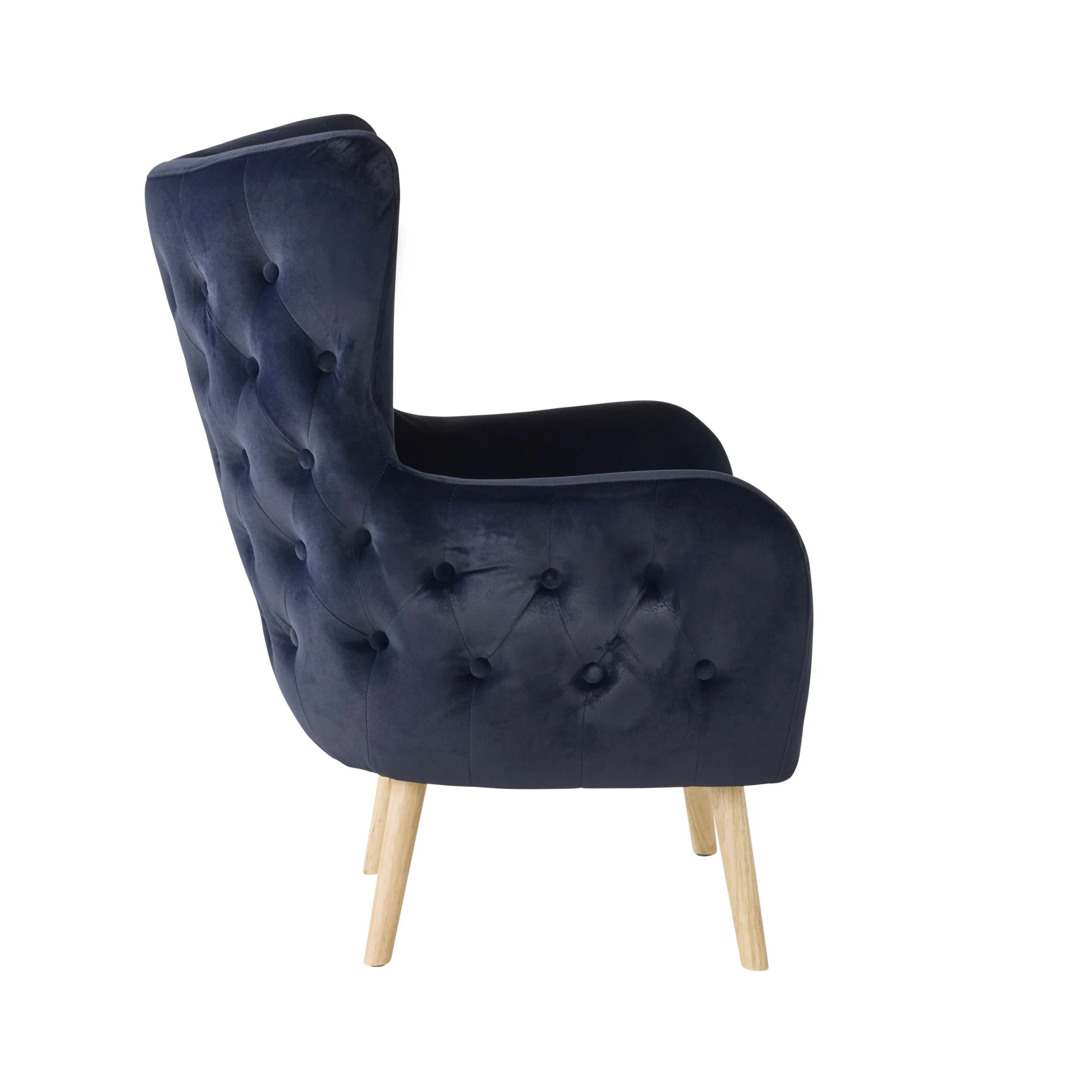 Amira Occasional Chair Velvet Indigo - Image 3