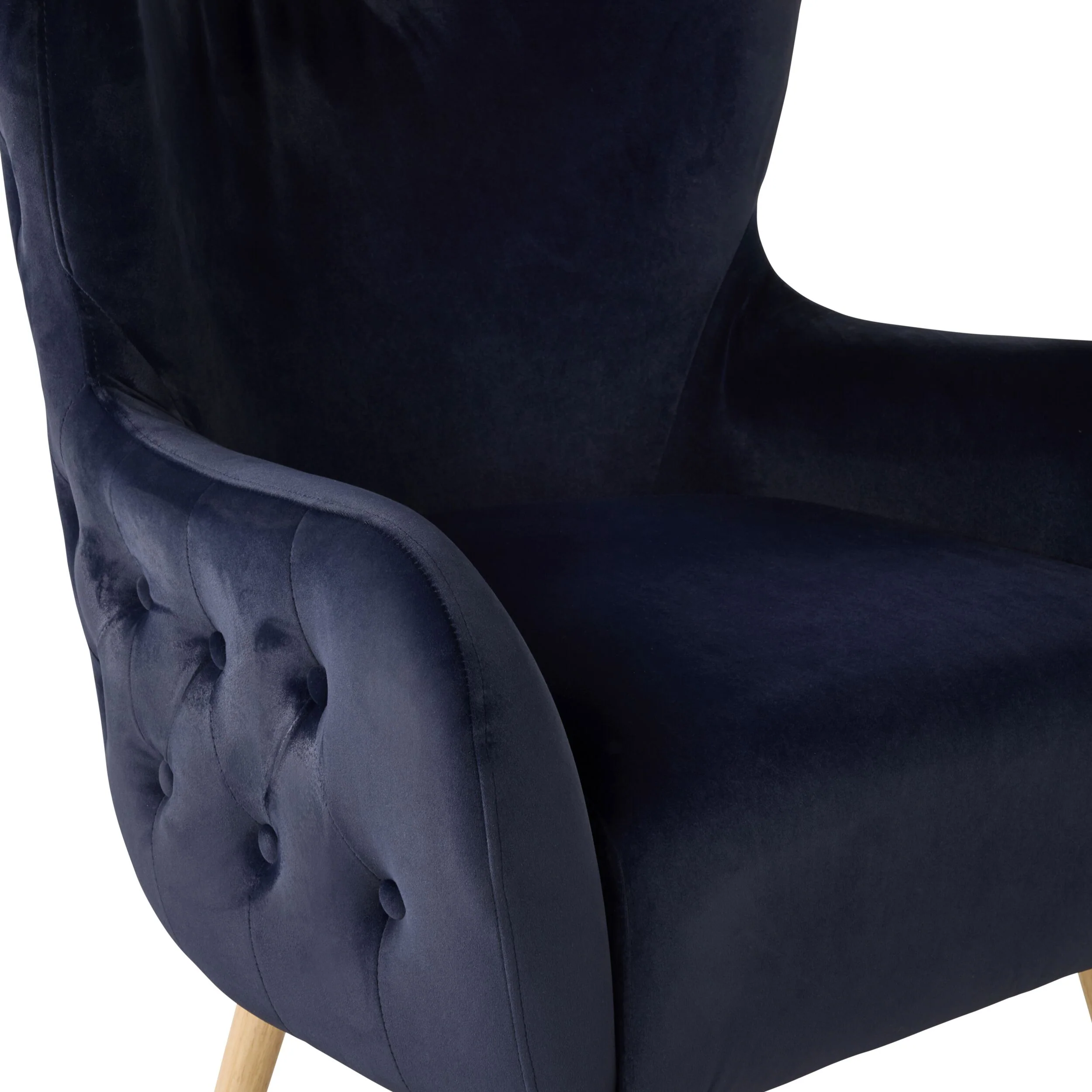 Amira Occasional Chair Velvet Indigo - Image 5