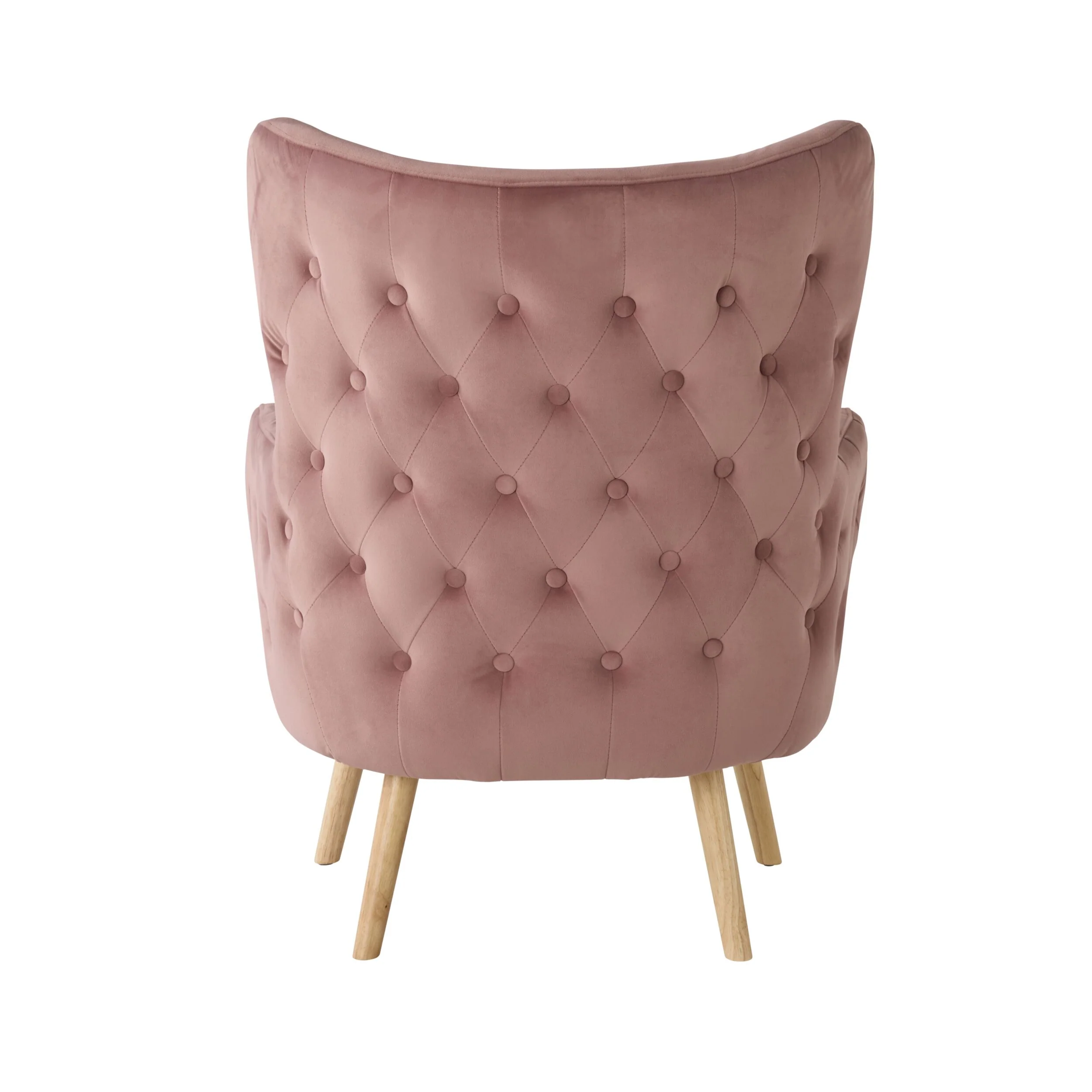 Amira Occasional Chair Velvet Rose Pink - Image 4