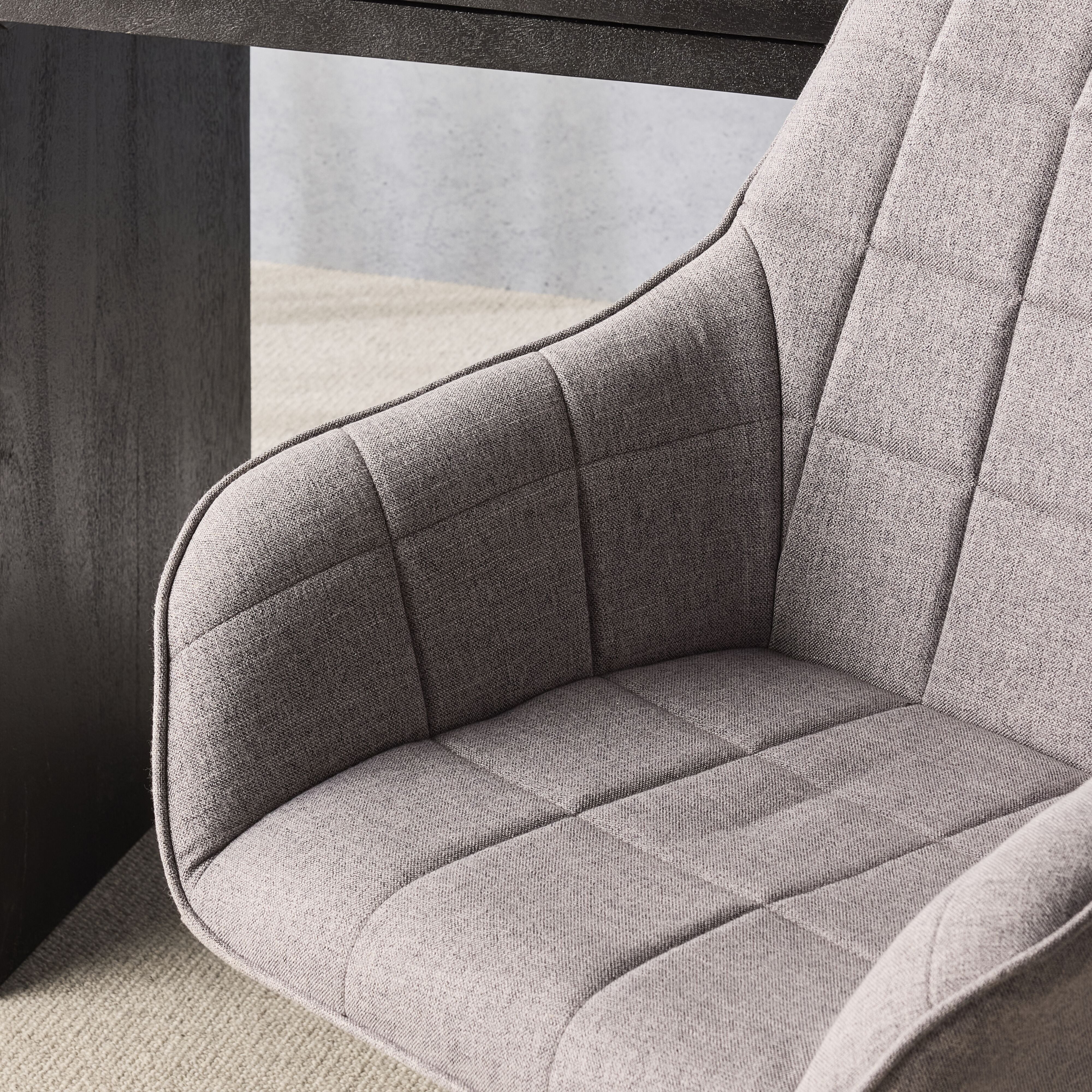 Anders Swivel Desk Chair Grey - Image 10