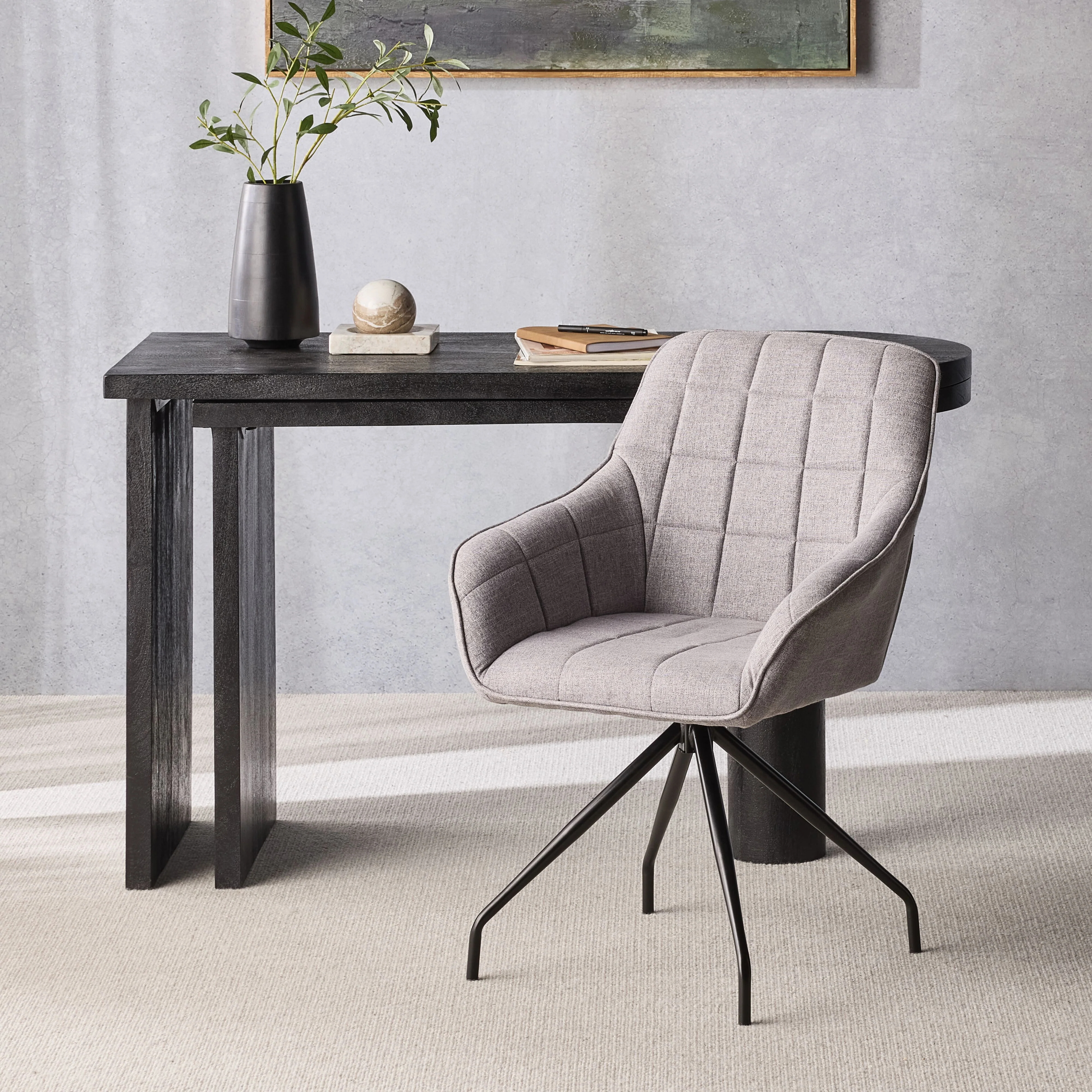 Anders Swivel Desk Chair Grey - Image 8
